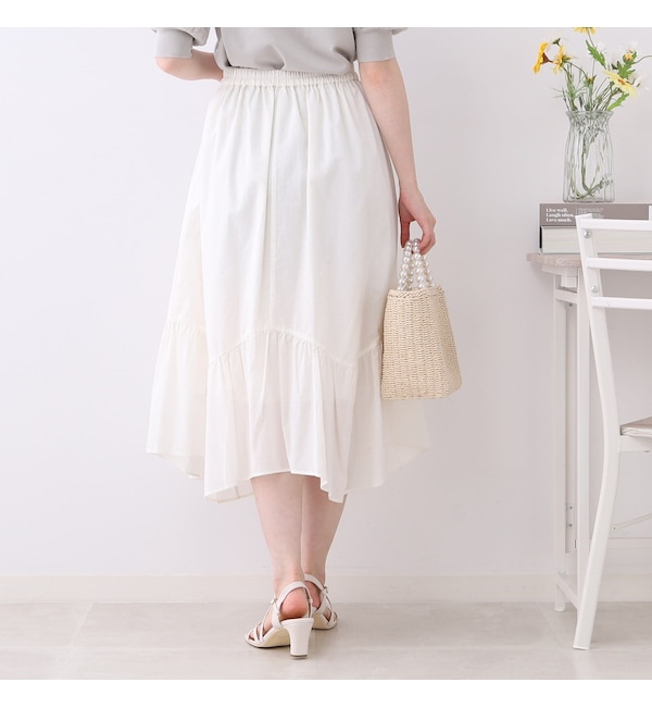 一枚で華やかに。】コットンボイルスカート|Couture brooch(クチュール ブローチ)の通販｜アイルミネ