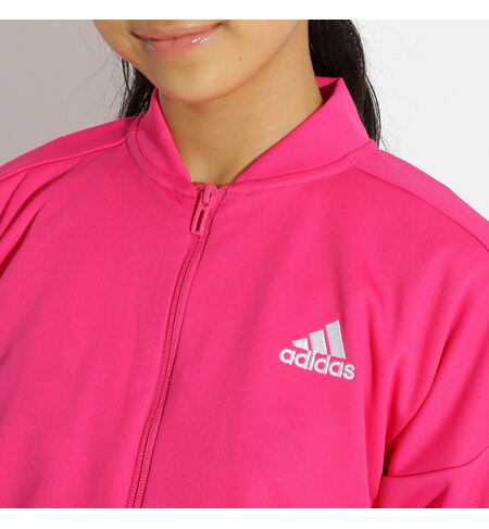 Adidas 袖ロゴジャージジャケット アウター ピンクラテ Pink Latte の通販 アイルミネ