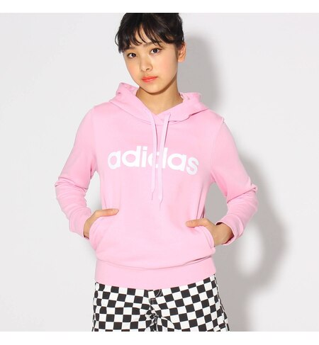 Adidas アディダス ロゴパーカー Pink Latte ピンクラテ の通販 アイルミネ