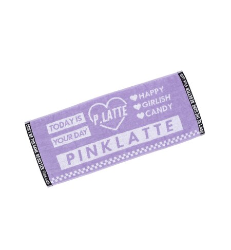 ロゴ入りスポーツタオル 小物 ピンクラテ Pink Latte の通販 アイルミネ