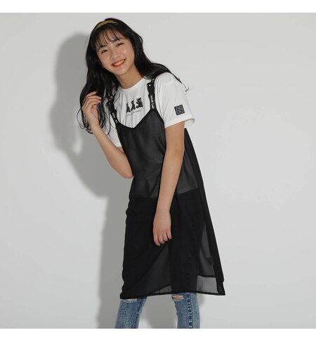 ニコラ掲載 シースルーキャミワンピース tシャツセット Pink Latte ピンクラテ の通販 アイルミネ ニコラ掲載 シースルーキャミワンピース tシャツセット Pink Latte ピンクラテ の通販 アイルミネ