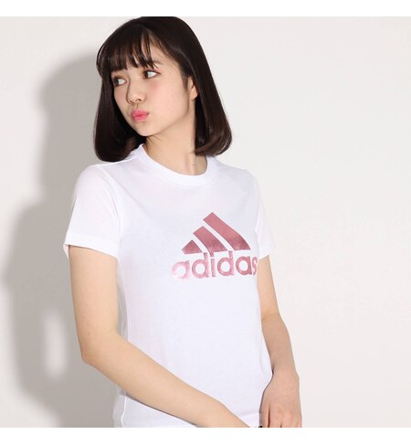 Adidas アディダス ロゴtシャツ Pink Latte ピンクラテ の通販 アイルミネ