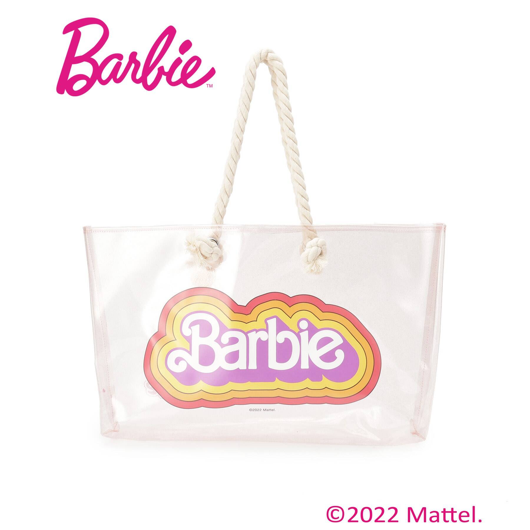 Barbie/バービー】クリアトートバッグ/プールバッグ|PINK-Latte