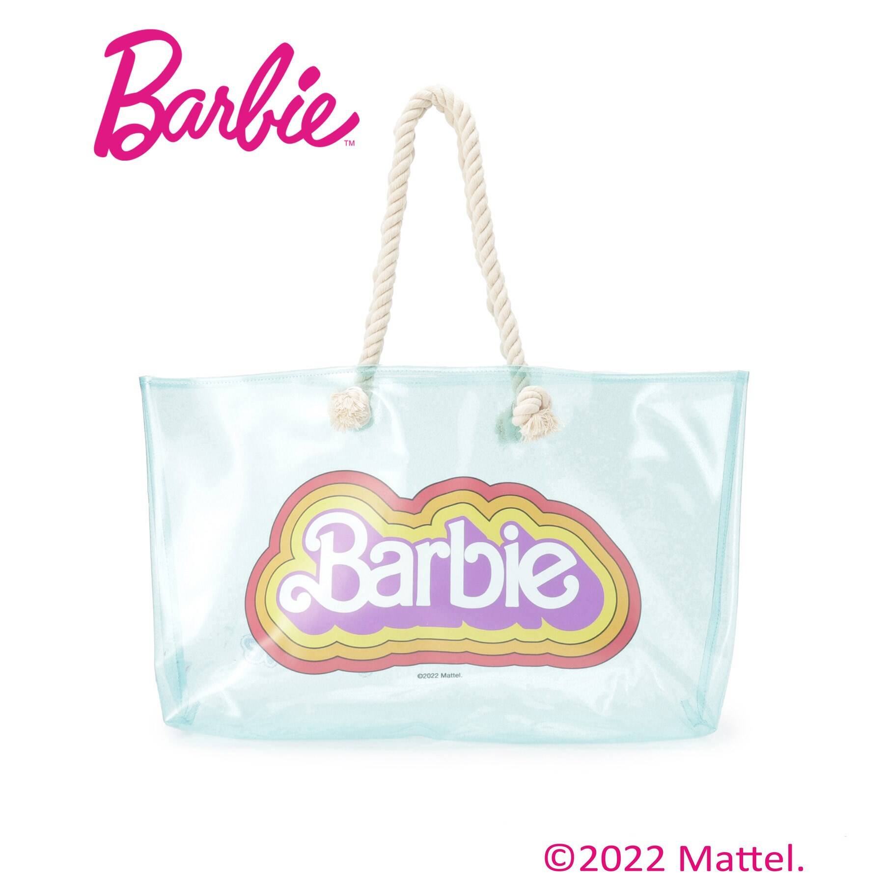 Barbie/バービー】クリアトートバッグ/プールバッグ|PINK-Latte