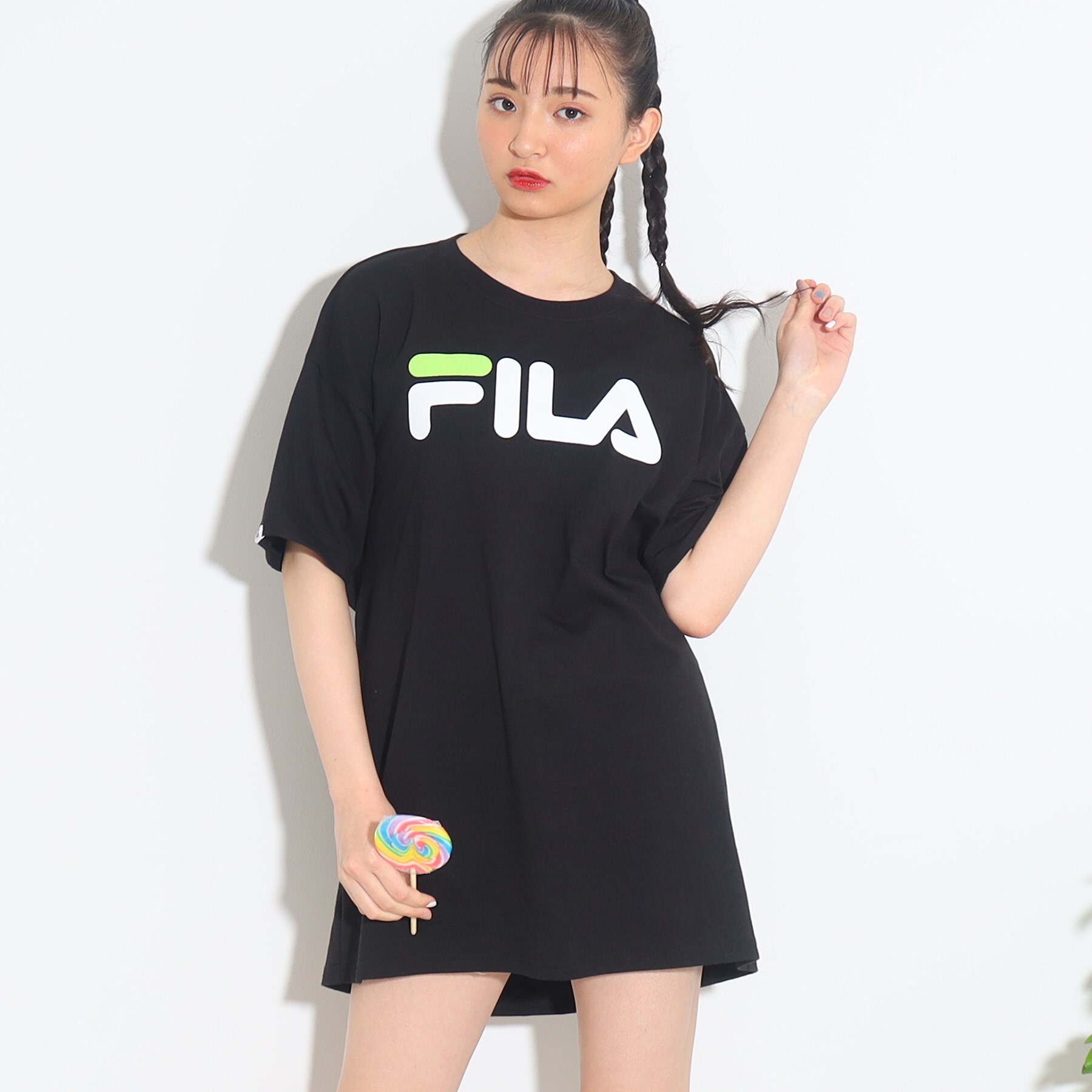 【FILAコラボ】FILA×PINKLATTE バックオープンカットワンピース