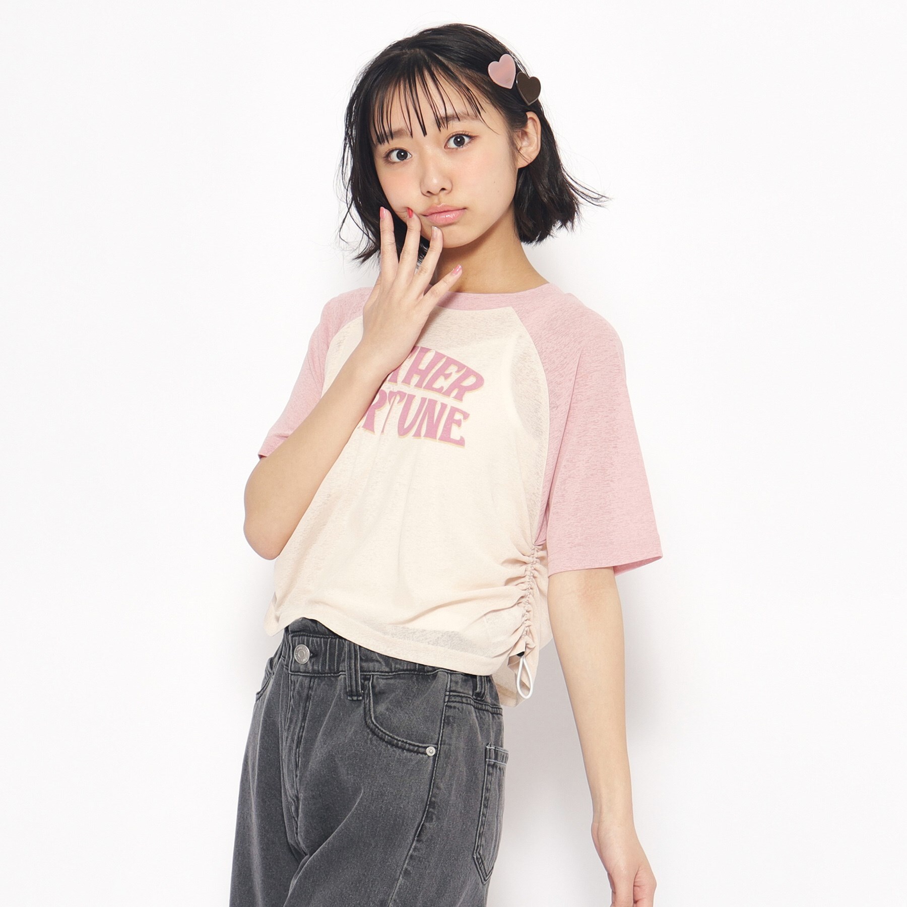 【2点SET】シアーラグランTシャツSET