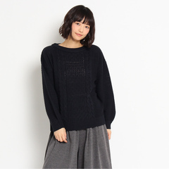 【ザ ショップ ティーケー/THE SHOP TK】 前身ケーブルプルオーバニット [3000円(税込)以上で送料無料]