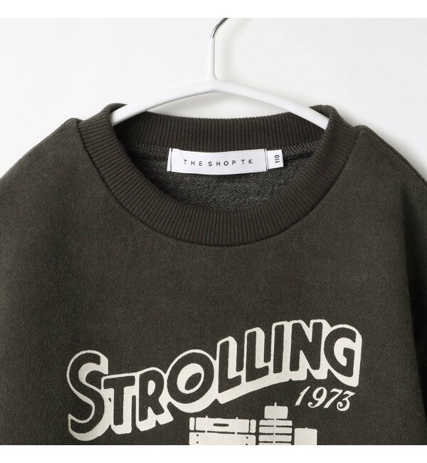 100-140】レトロプリントスウェットトップス|THE SHOP TK(ザ ショップ ティーケー)の通販|アイルミネ スウェット トップス グレー