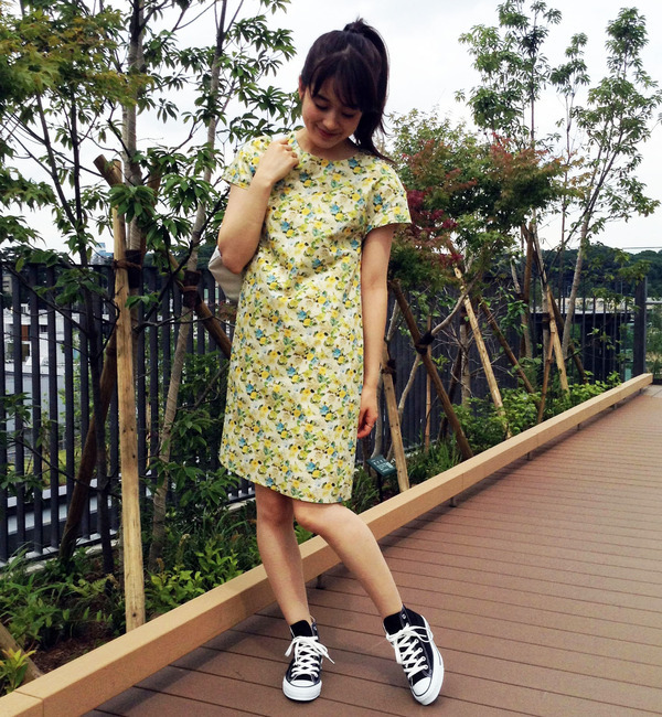 【エヌ ナチュラルビューティベーシック/N．Natural Beauty Basic】 【LIBERTY PRINT】 Sissing hurstワンピース [送料無料]