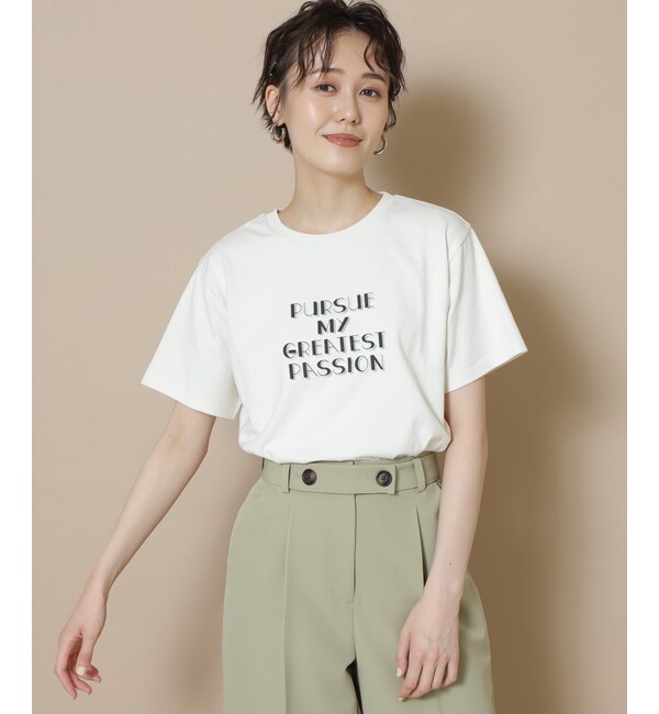 メッセージtシャツ N Natural Beauty Basic エヌ ナチュラルビューティベーシック の通販 アイルミネ
