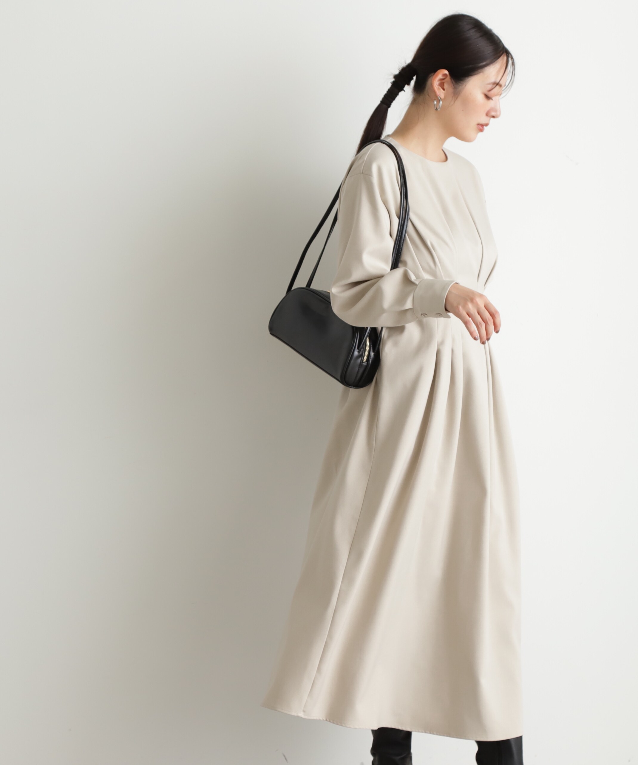 NATURAL BEAUTY BASIC ワンピース size S - ひざ丈ワンピース