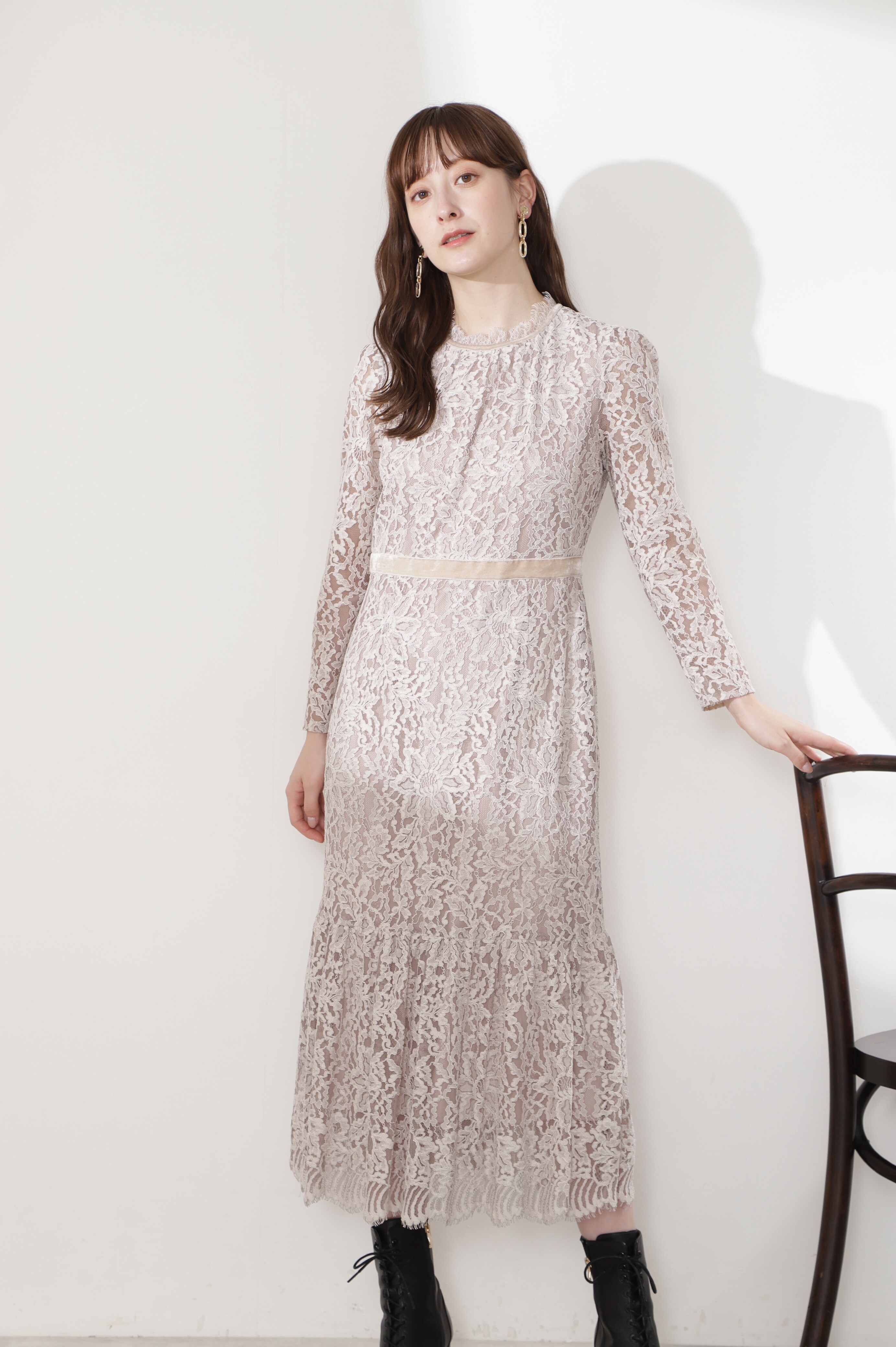 新品 Endy ROBE JILLSTUART グレースレースドレスお呼ばれドレス