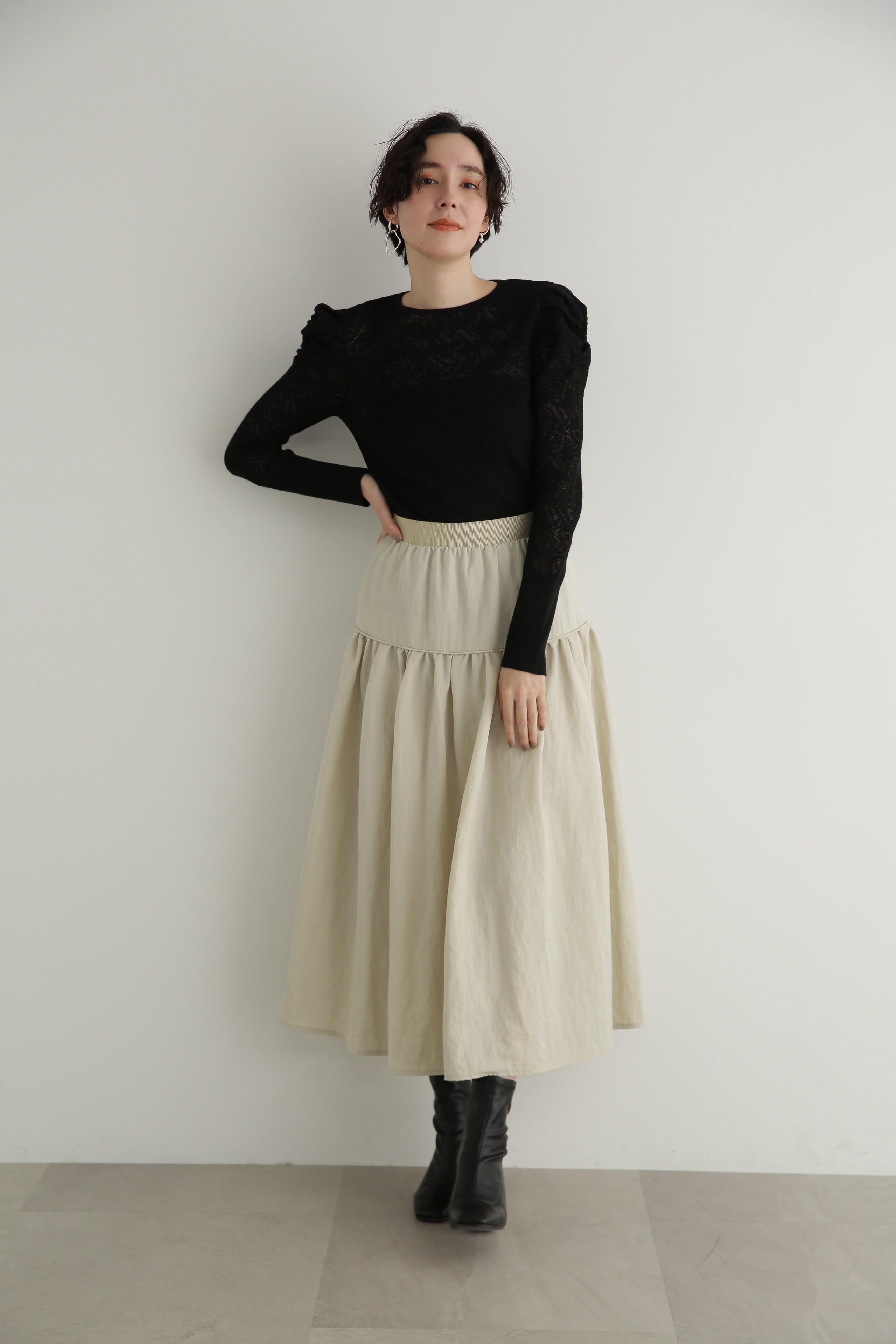 レーシーニットトップ|JILL STUART(ジル スチュアート)の通販