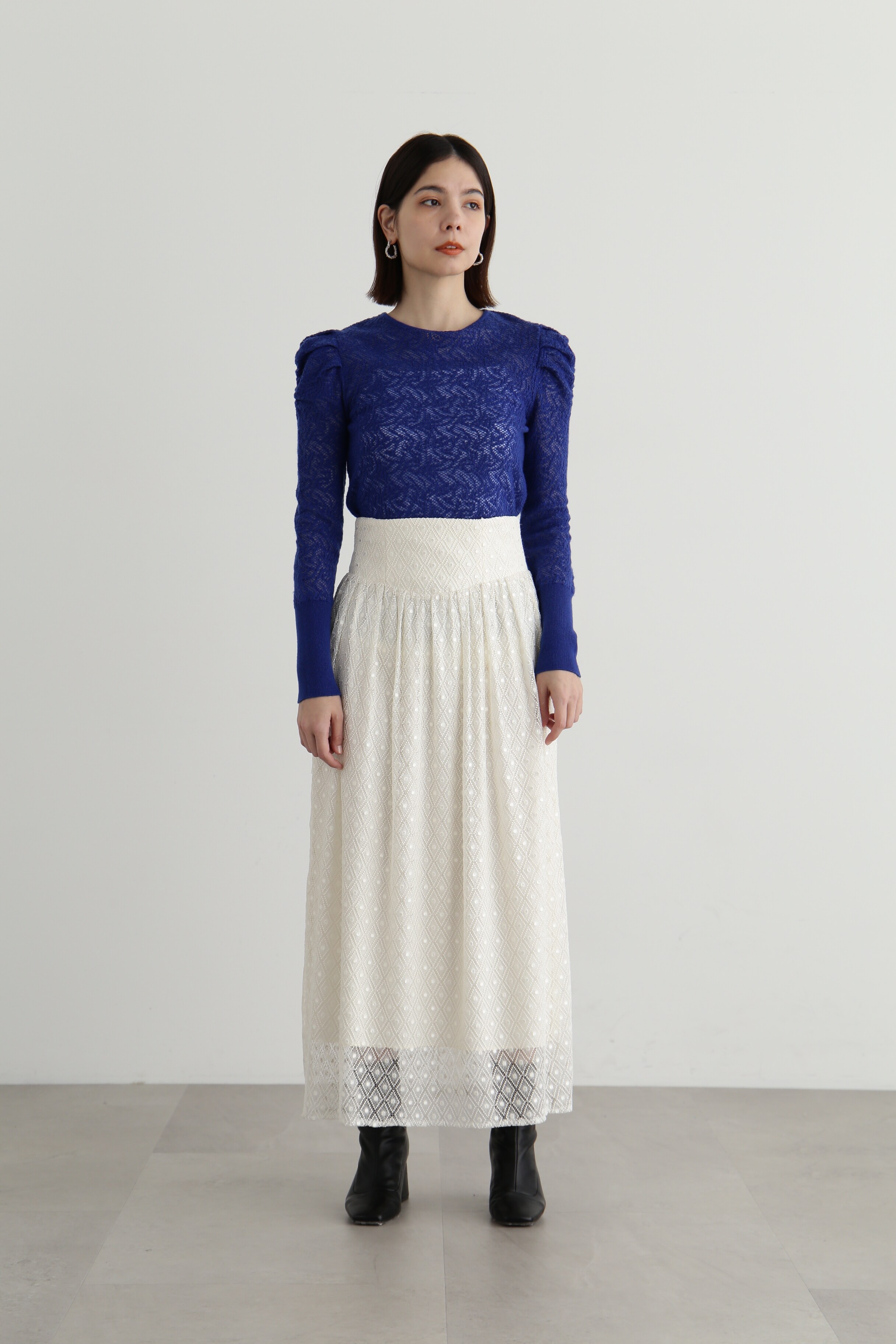 レーシーニットトップ|JILL STUART(ジル スチュアート)の通販