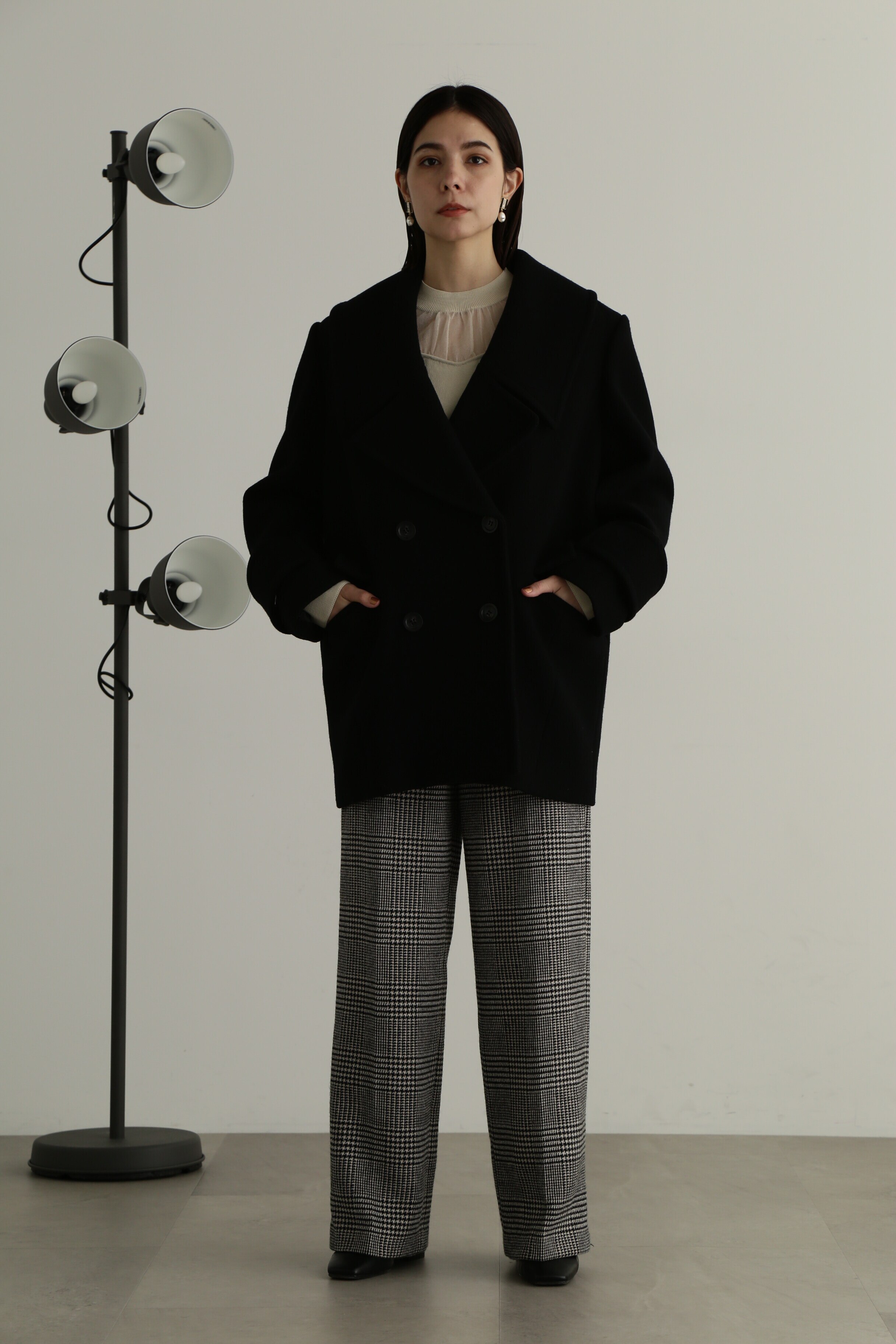 メルトンコクーンミドルコート|JILL STUART(ジル スチュアート