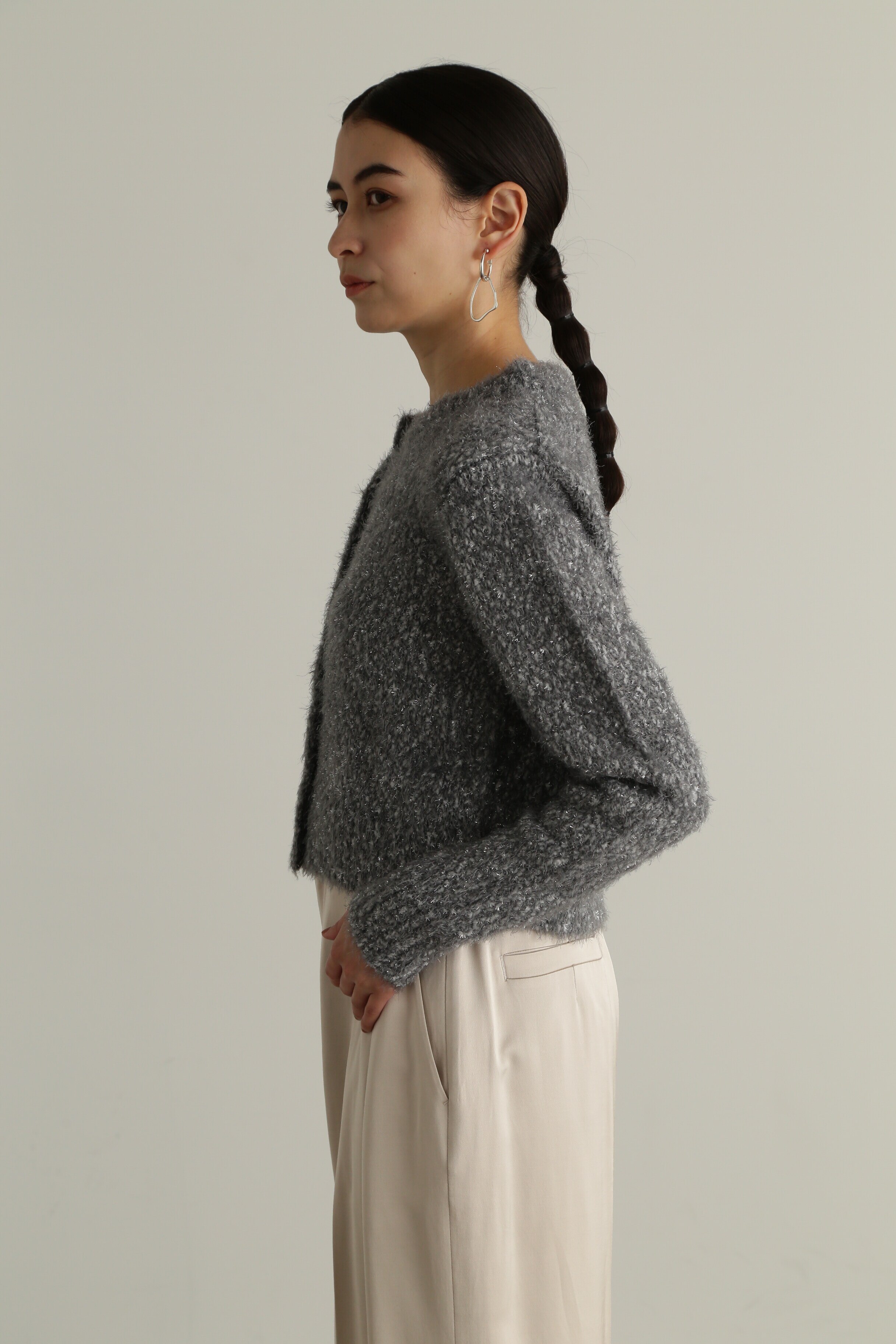 【美品】JILLSTUART ジルスチュアート カーディガン (F) ラメ入り