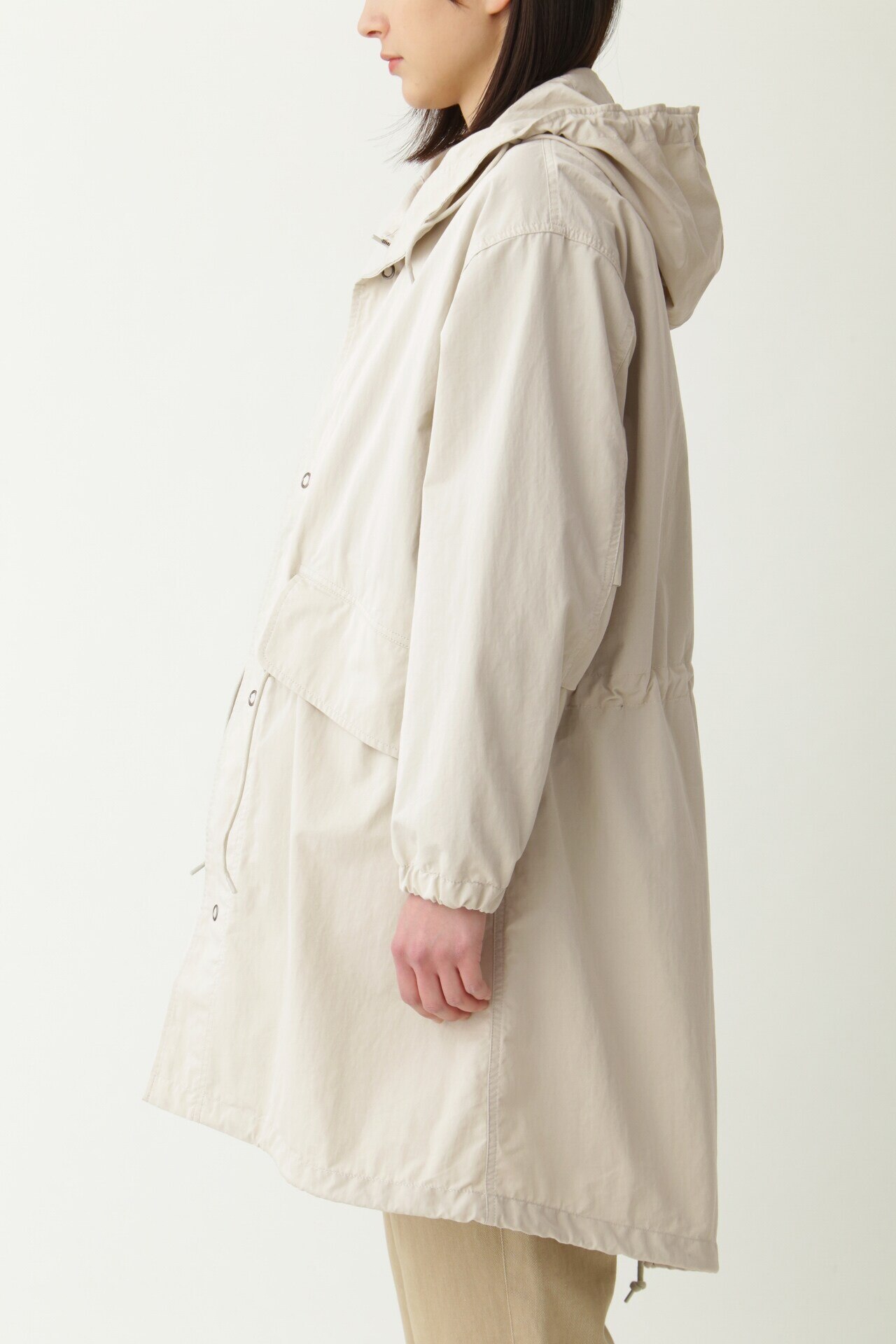 ブランド MARGARET - MHL. WASHED COTTON NYLON COAT Mサイズの通販 by