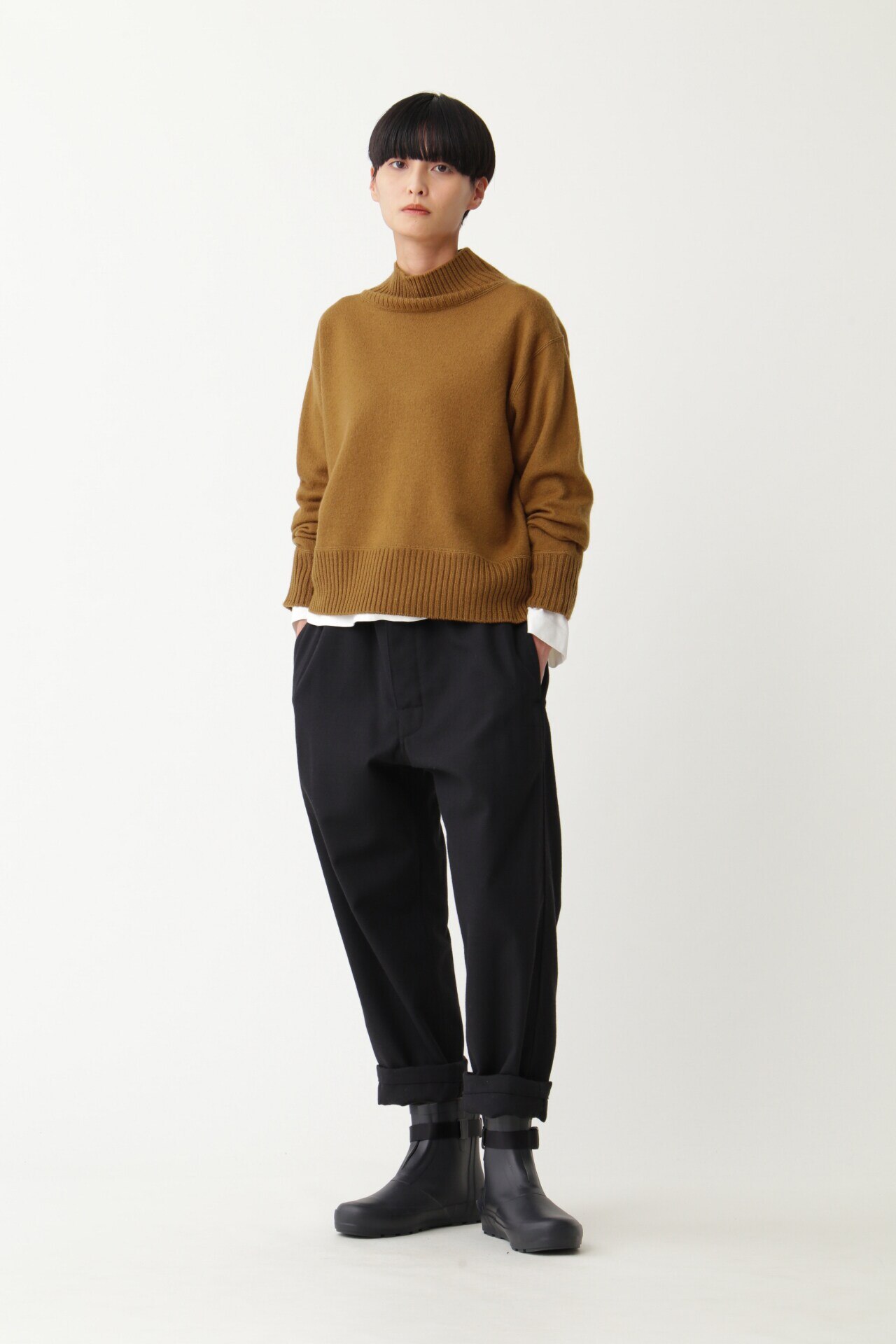 2022AW MHL FELTED ROUGH WOOL Mサイズ-connectedremag.com