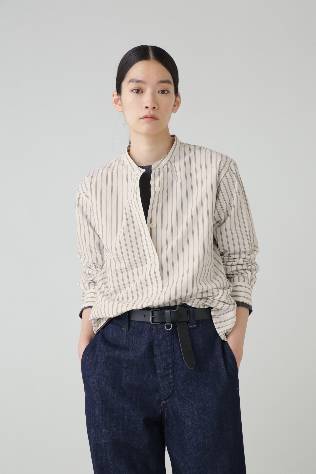 MHL シャツ】OUTLINE COTTON STRIPE | filemytaxes.ie