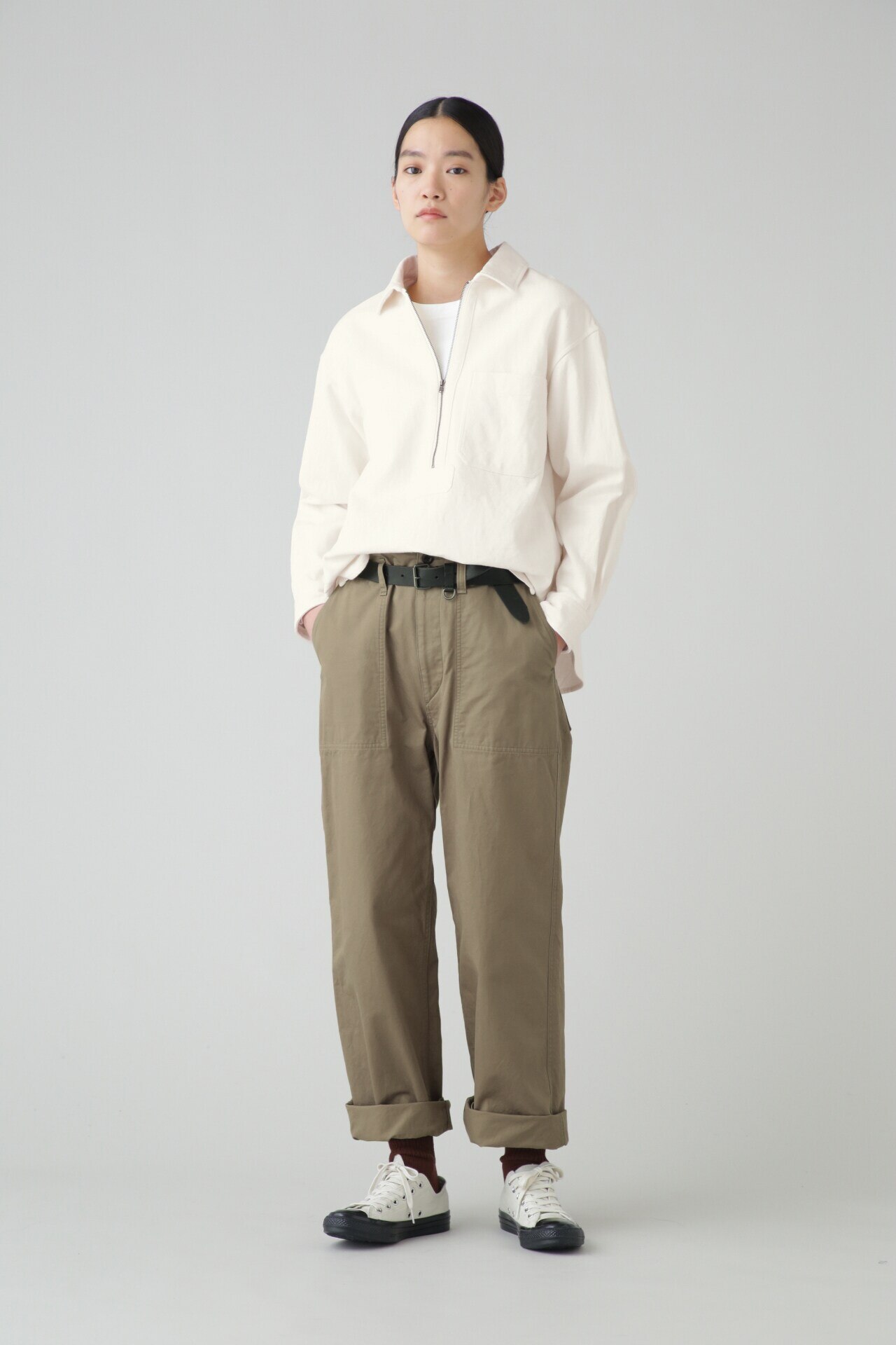 WASHED CHINO COTTON|MHL.(エムエイチエル)の通販｜アイルミネ