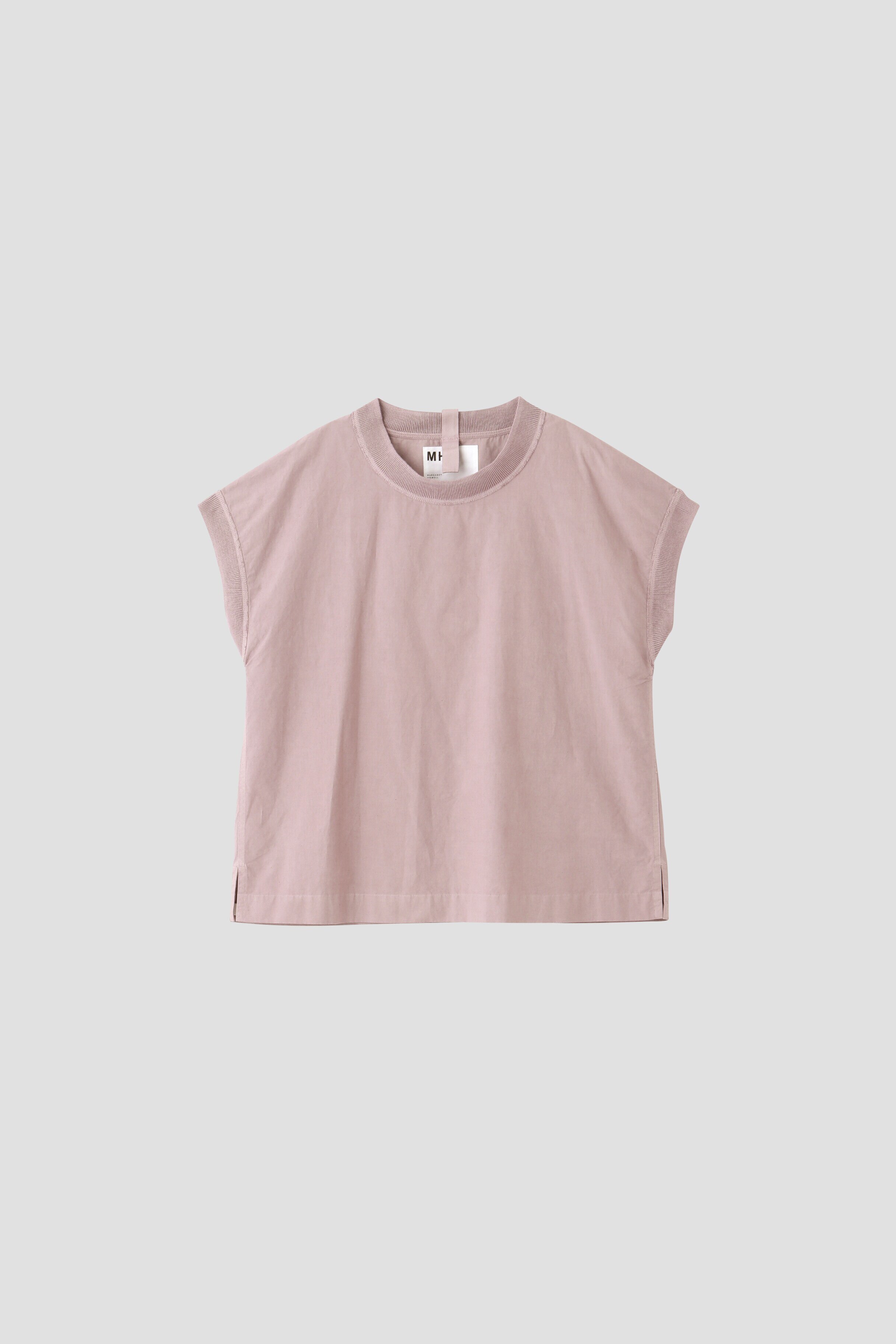 MHL HIGHCOUNT COTTON LINEN ノースリーブTシャツ - タンクトップ