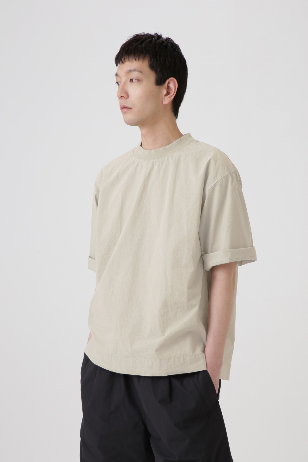 WASHED DRY COTTON POPLIN