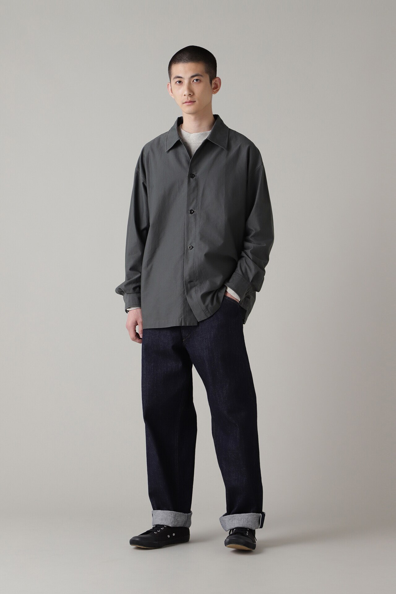 MOLESKIN COTTON SHIRTING|MHL.(エムエイチエル)の通販｜アイルミネ