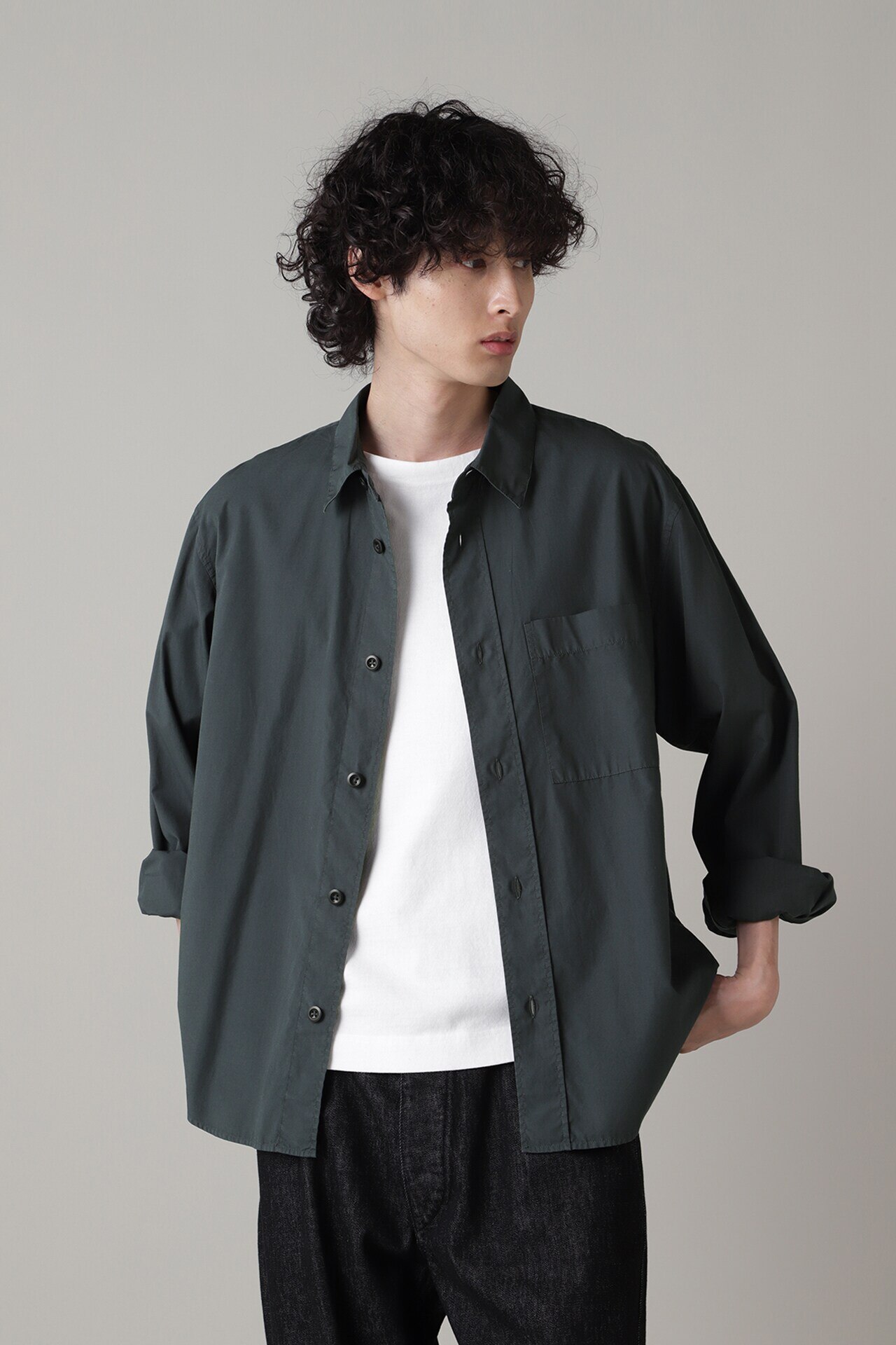 GARMENT DYE COTTON POPLIN|MHL.(エムエイチエル)の通販｜アイルミネ