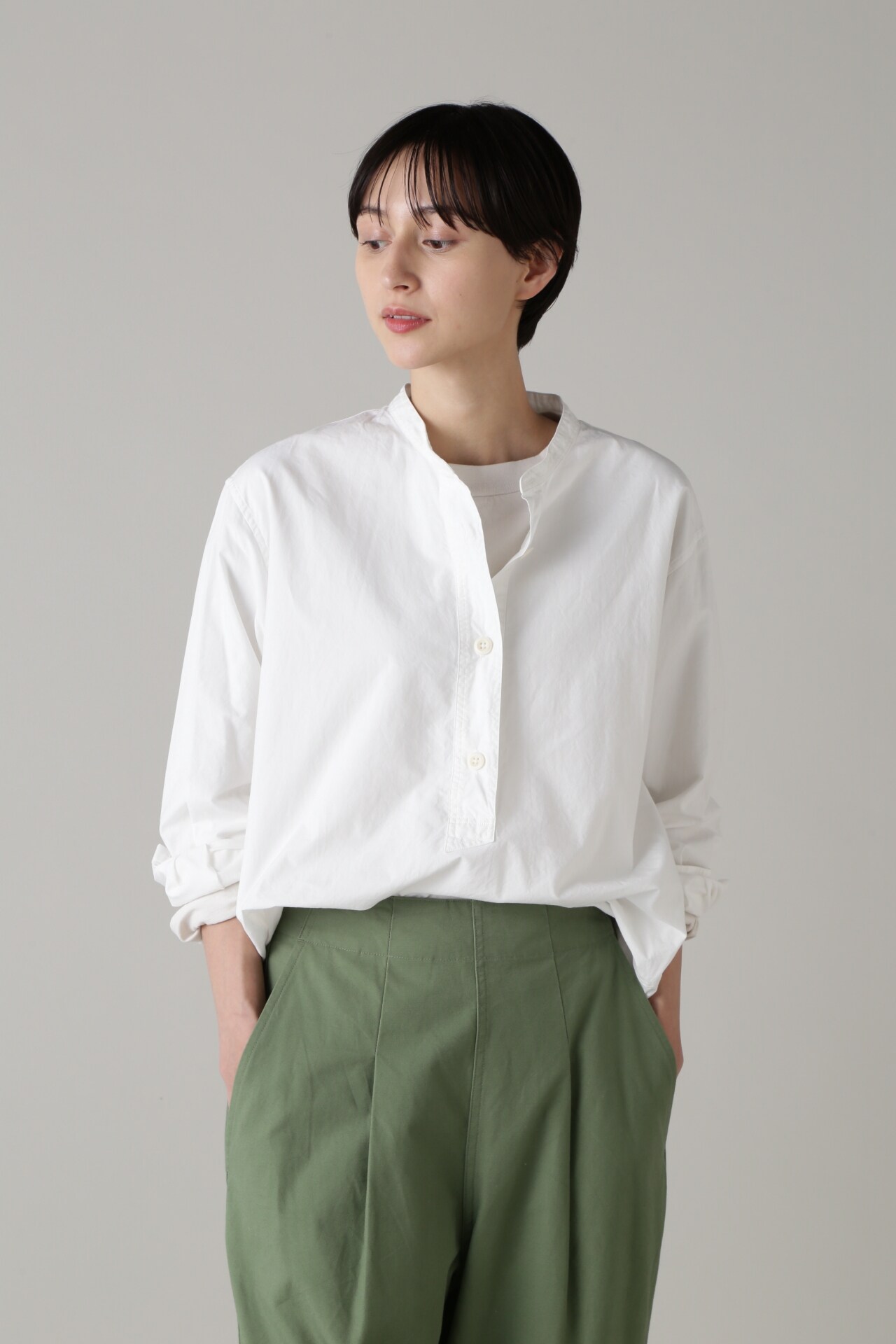 NATURAL COTTON POPLIN|MHL.(エムエイチエル)の通販｜アイルミネ