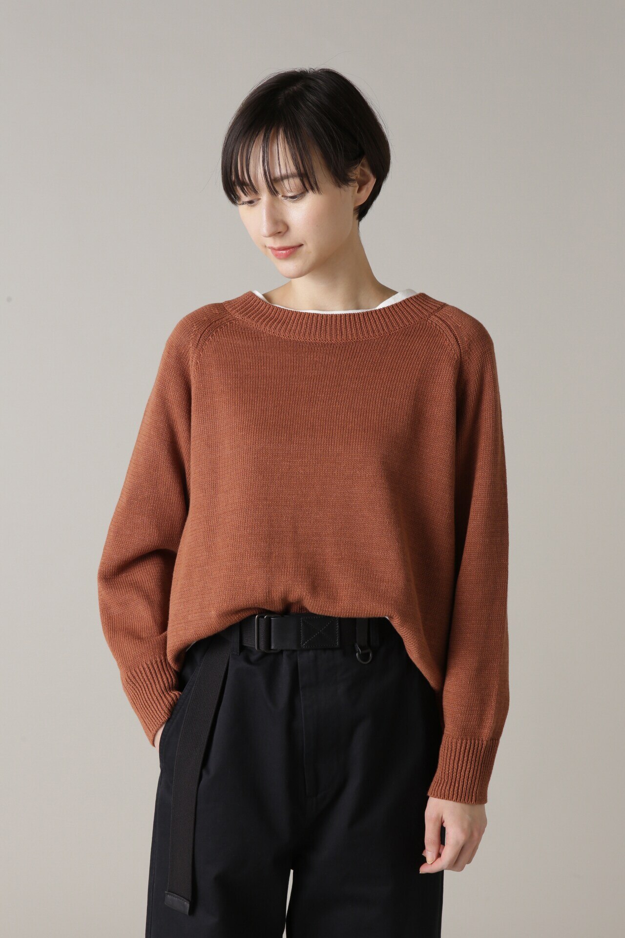 2月上旬-下旬 CONTRAST COTTON LINEN|MHL.(エムエイチエル)の通販