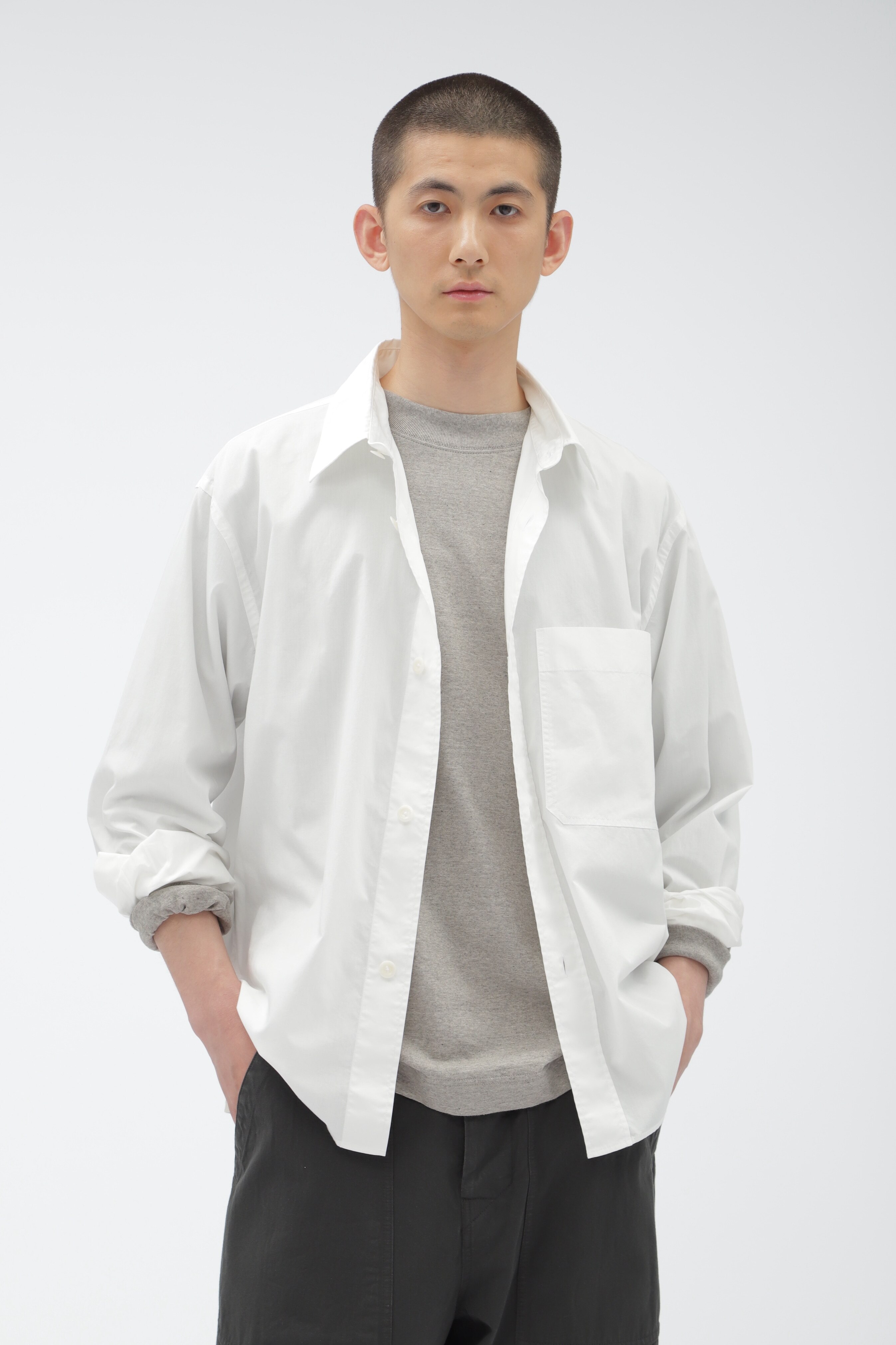 GARMENT DYE COTTON POPLIN|MHL.(エムエイチエル)の通販｜アイルミネ