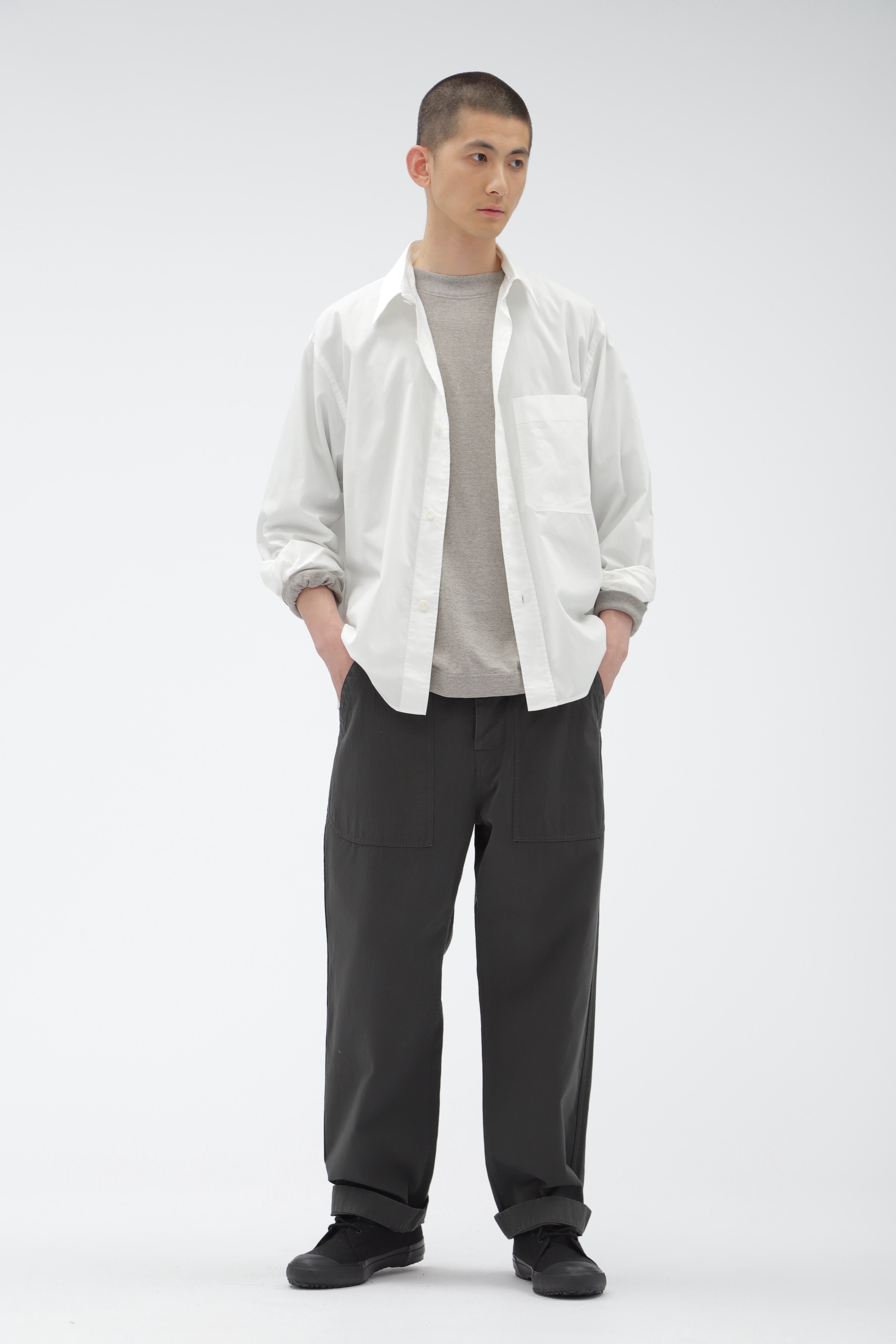 GARMENT DYE COTTON POPLIN|MHL.(エムエイチエル)の通販｜アイルミネ