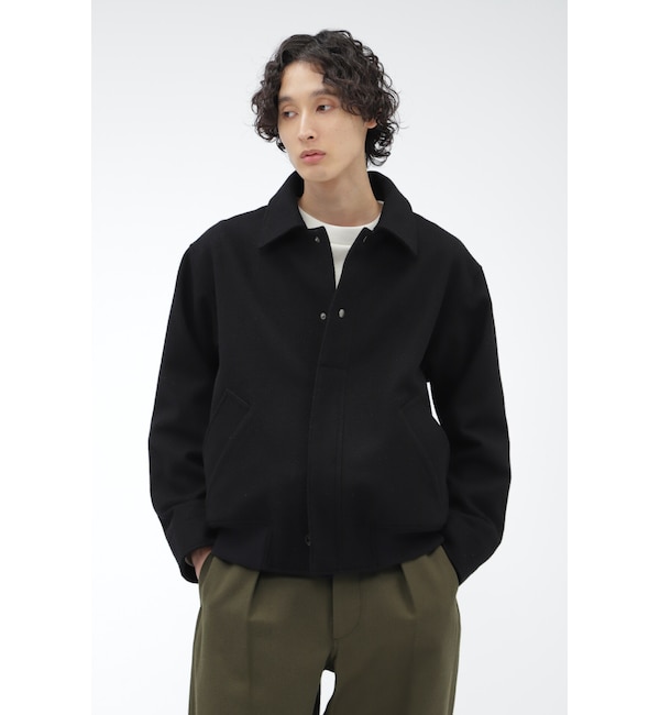 モテ系ファッションメンズ|【エムエイチエル/MHL.】 10月上旬-下旬 COARSE WOOL MELTON