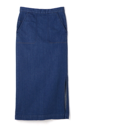 【アンシェヌマン ミニョン/enchainement mignon】 Ｌｕｘｌｕｆｔ スリットデニムスカート [送料無料]