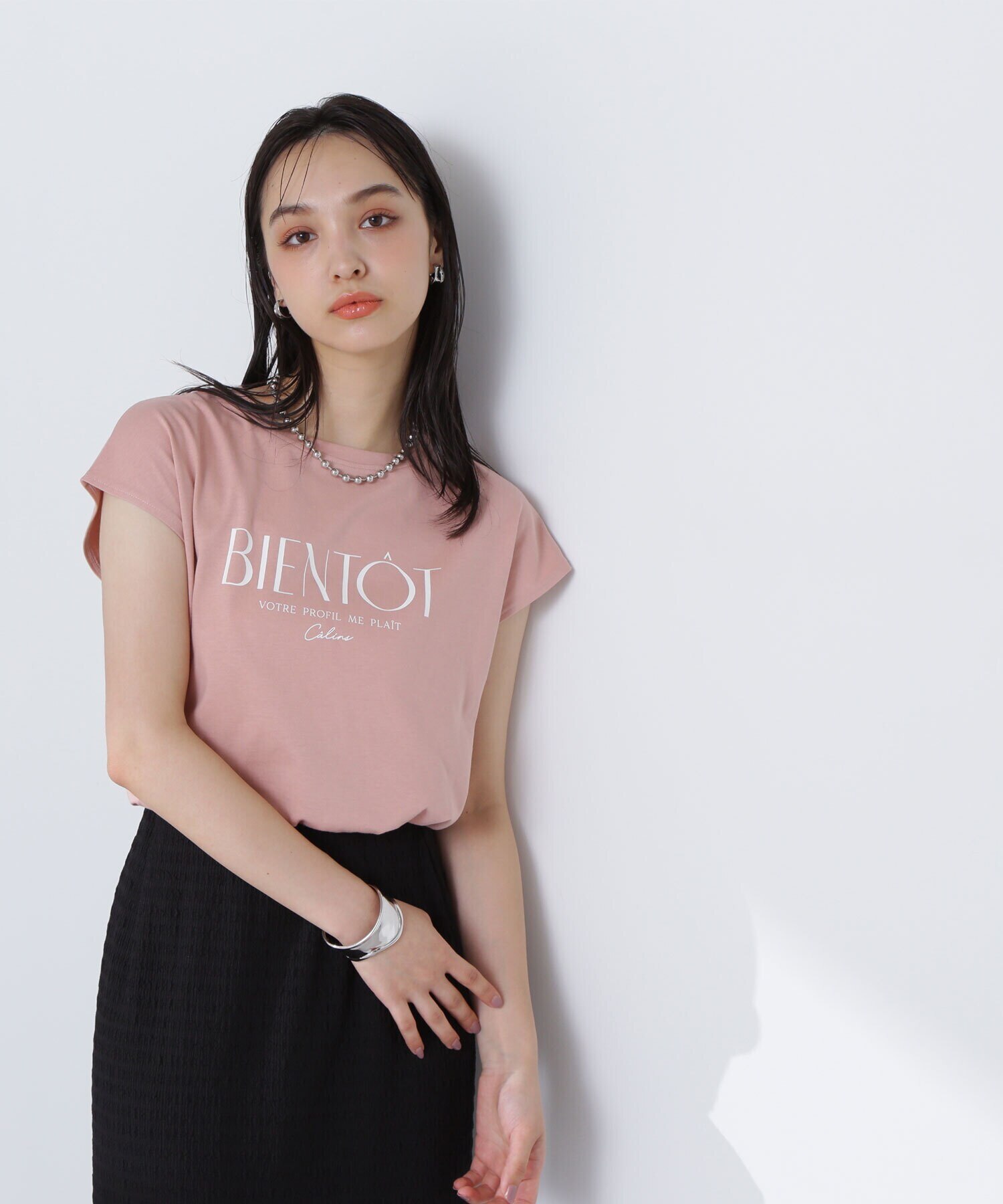 ロゴＴシャツシリーズⅡ＞フレンチロゴ|NATURAL BEAUTY BASIC