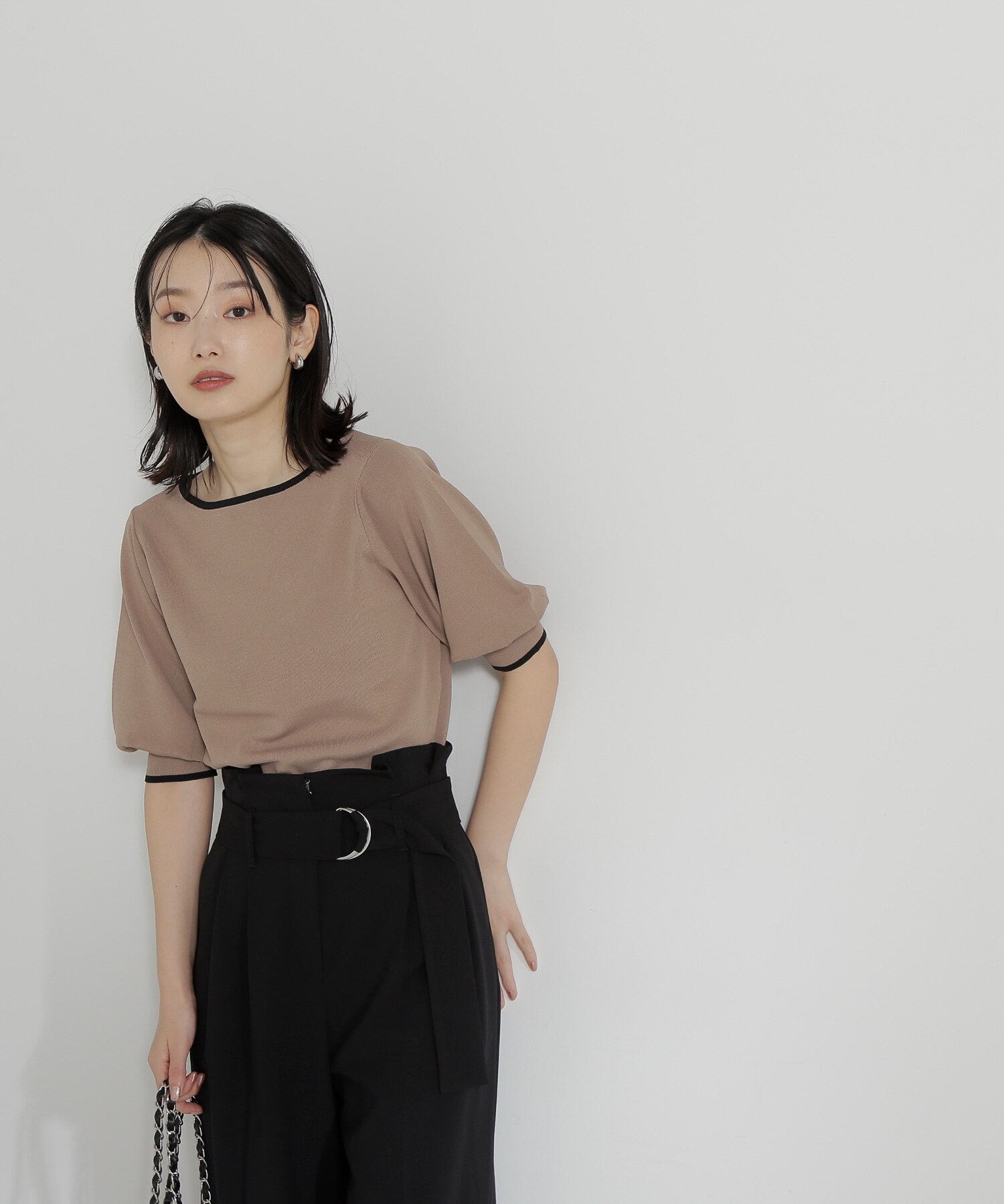 総針ベーシックシリーズ＞ボートネック23AW|NATURAL BEAUTY BASIC