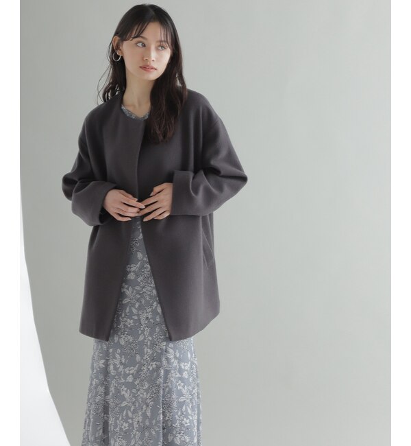 オーバーハーフコート|NATURAL BEAUTY BASIC(ナチュラルビューティーベーシック)の通販|アイルミネ