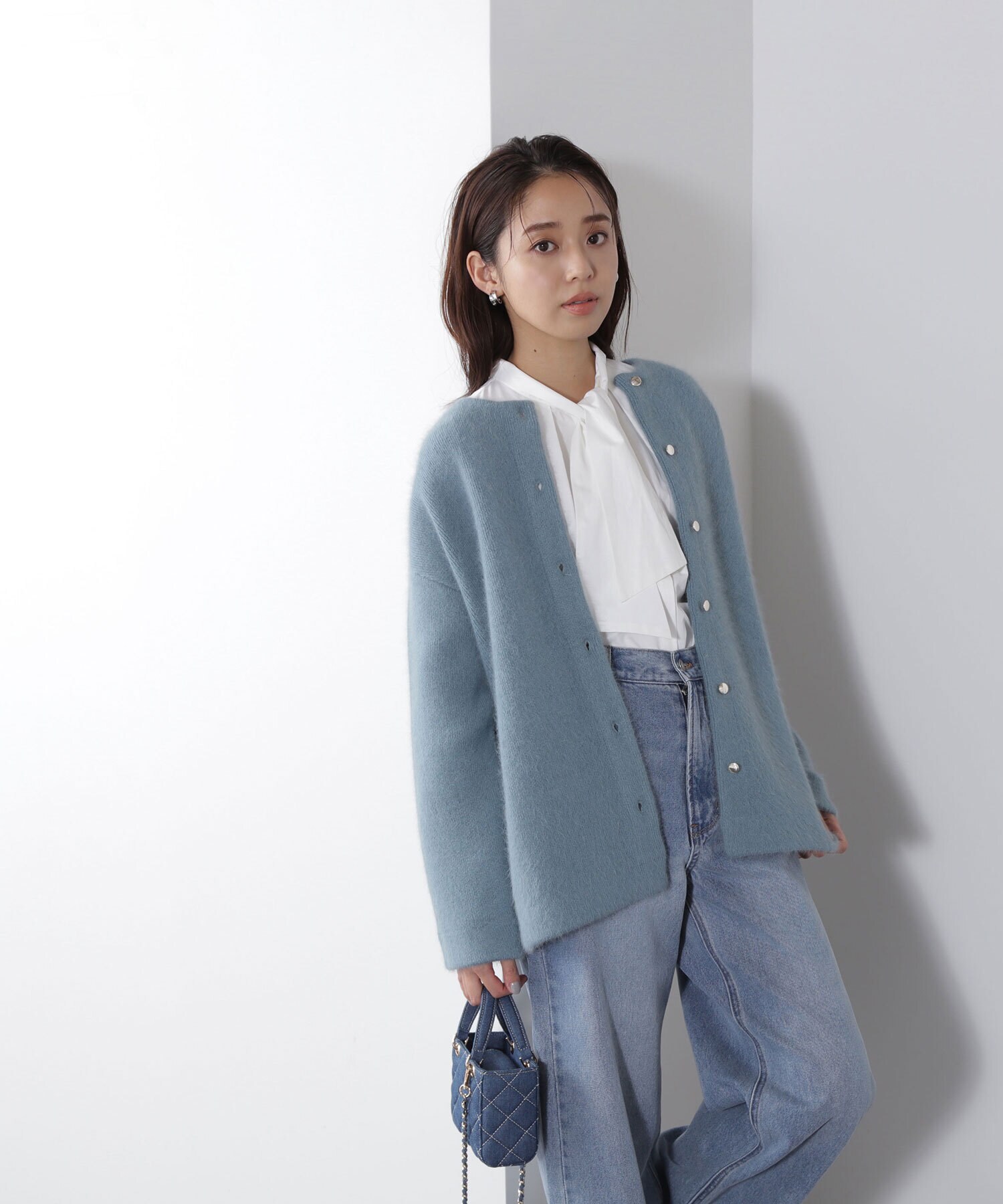 FOX接結コーディガン23AW|NATURAL BEAUTY BASIC(ナチュラル