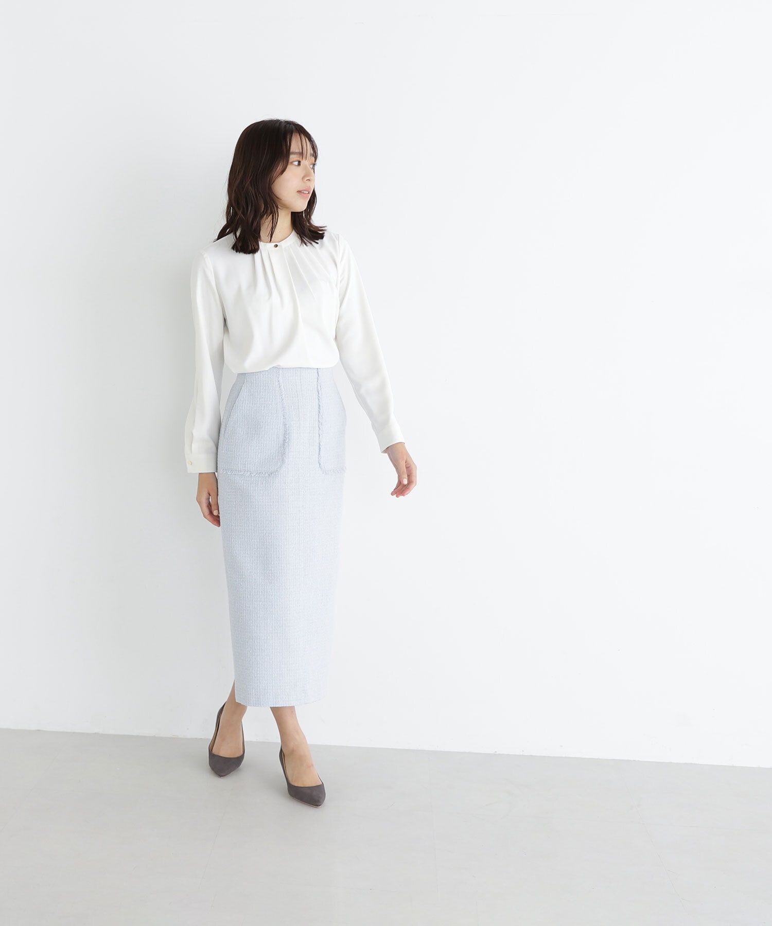 フロントタックブラウス 24SS|NATURAL BEAUTY BASIC(ナチュラル