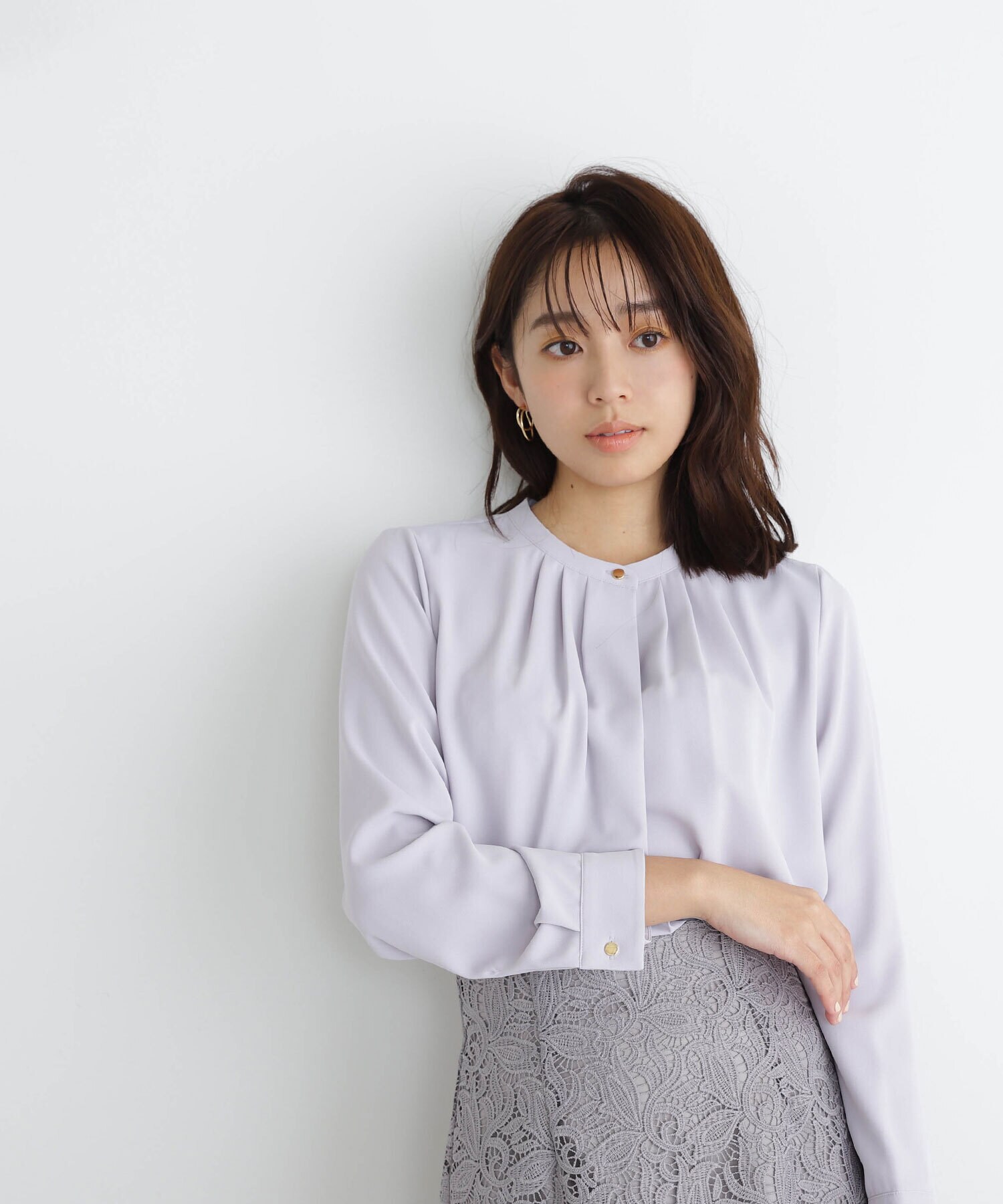 フロントタックブラウス 24SS|NATURAL BEAUTY BASIC(ナチュラル