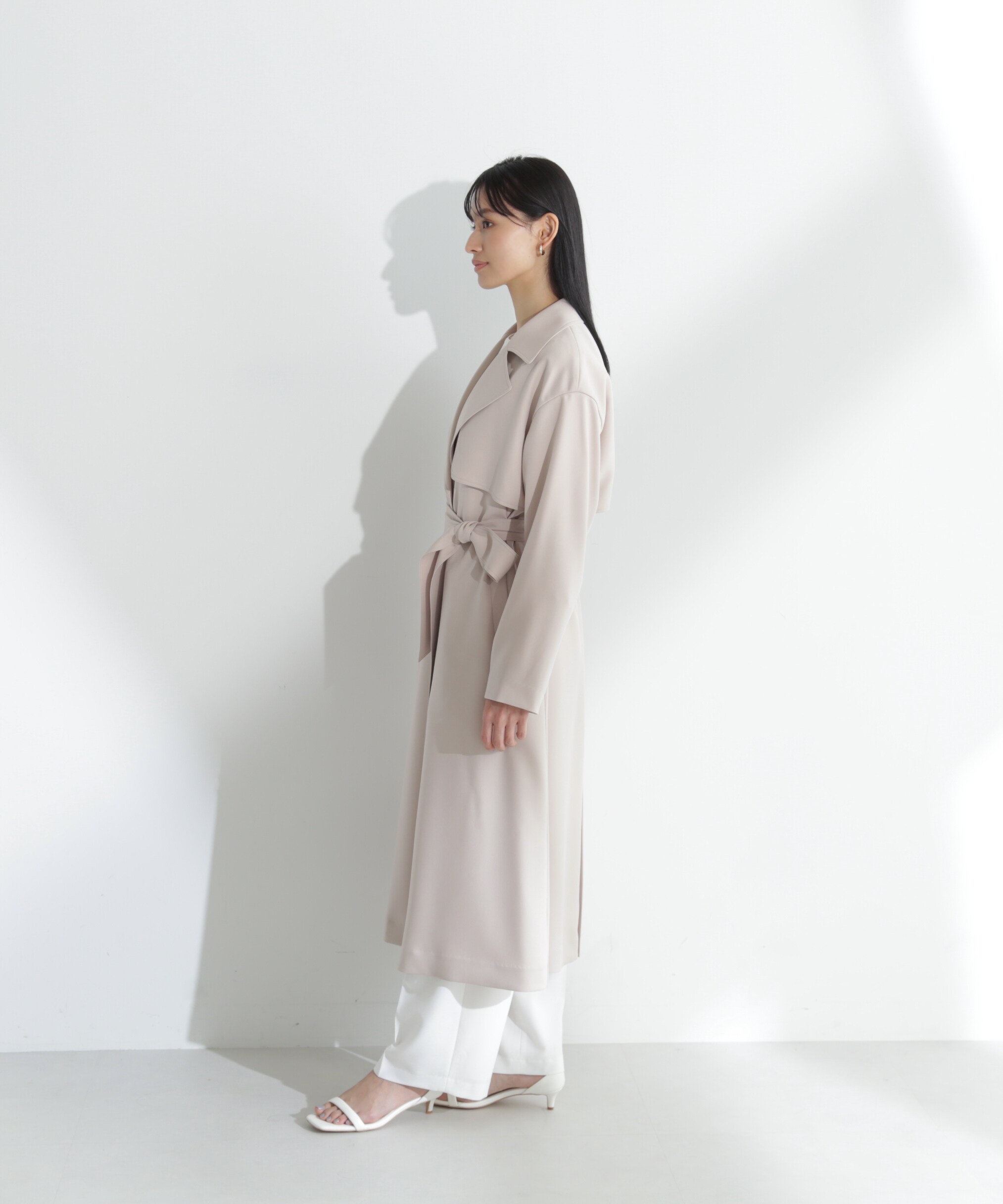 パウダリーツイルシリーズ＞ベルテッドコート 24SS|NATURAL BEAUTY