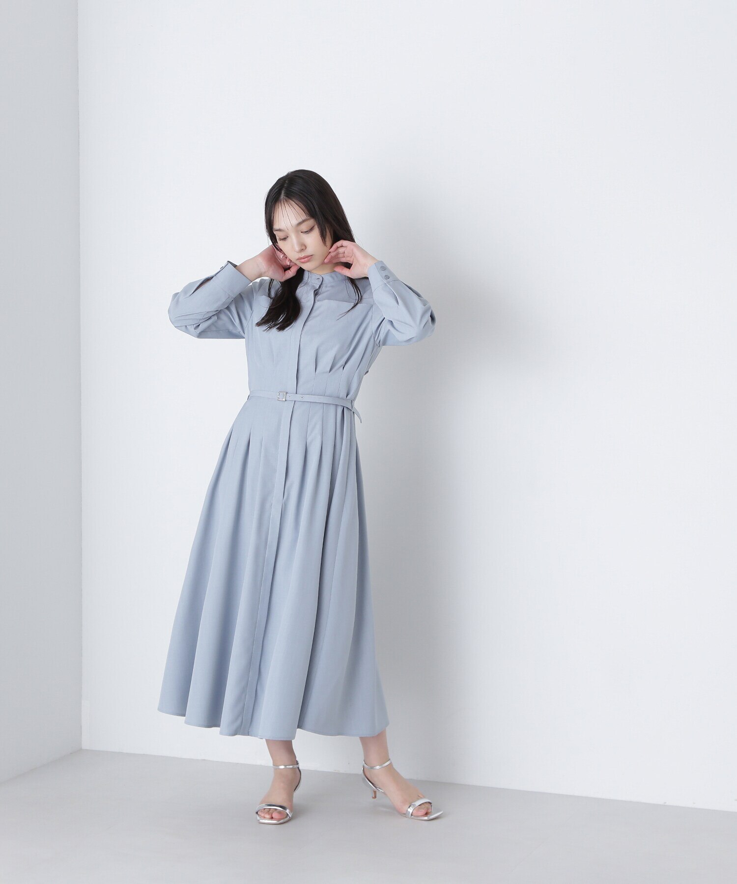 タックウエストシャツワンピース 24SS|NATURAL BEAUTY BASIC