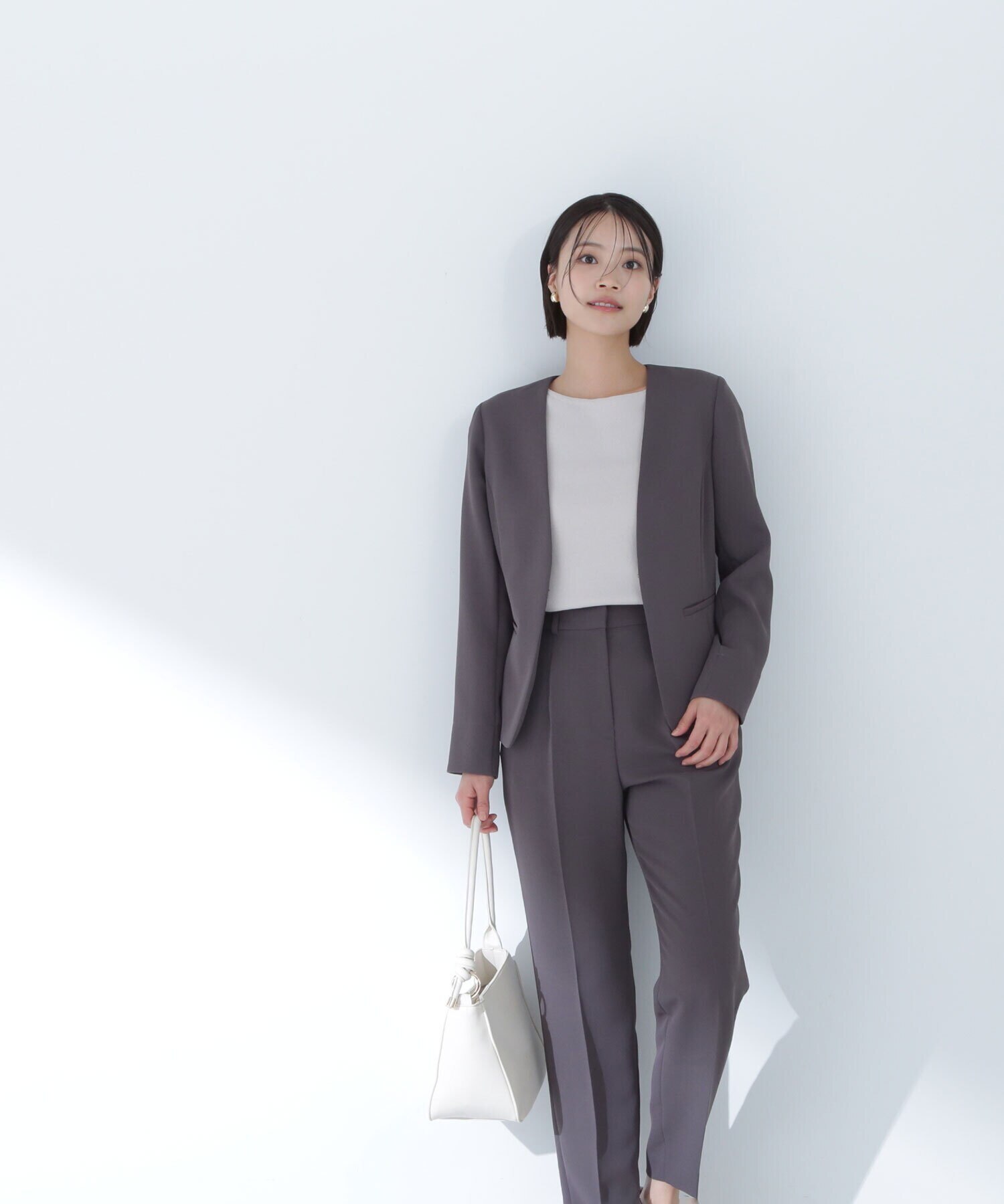 ドビーツイル SETUP テーパードパンツ|NATURAL BEAUTY BASIC