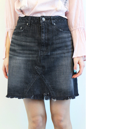 【フリーズマート/Free’s Mart】 デニム台形ミニスカート [送料無料]