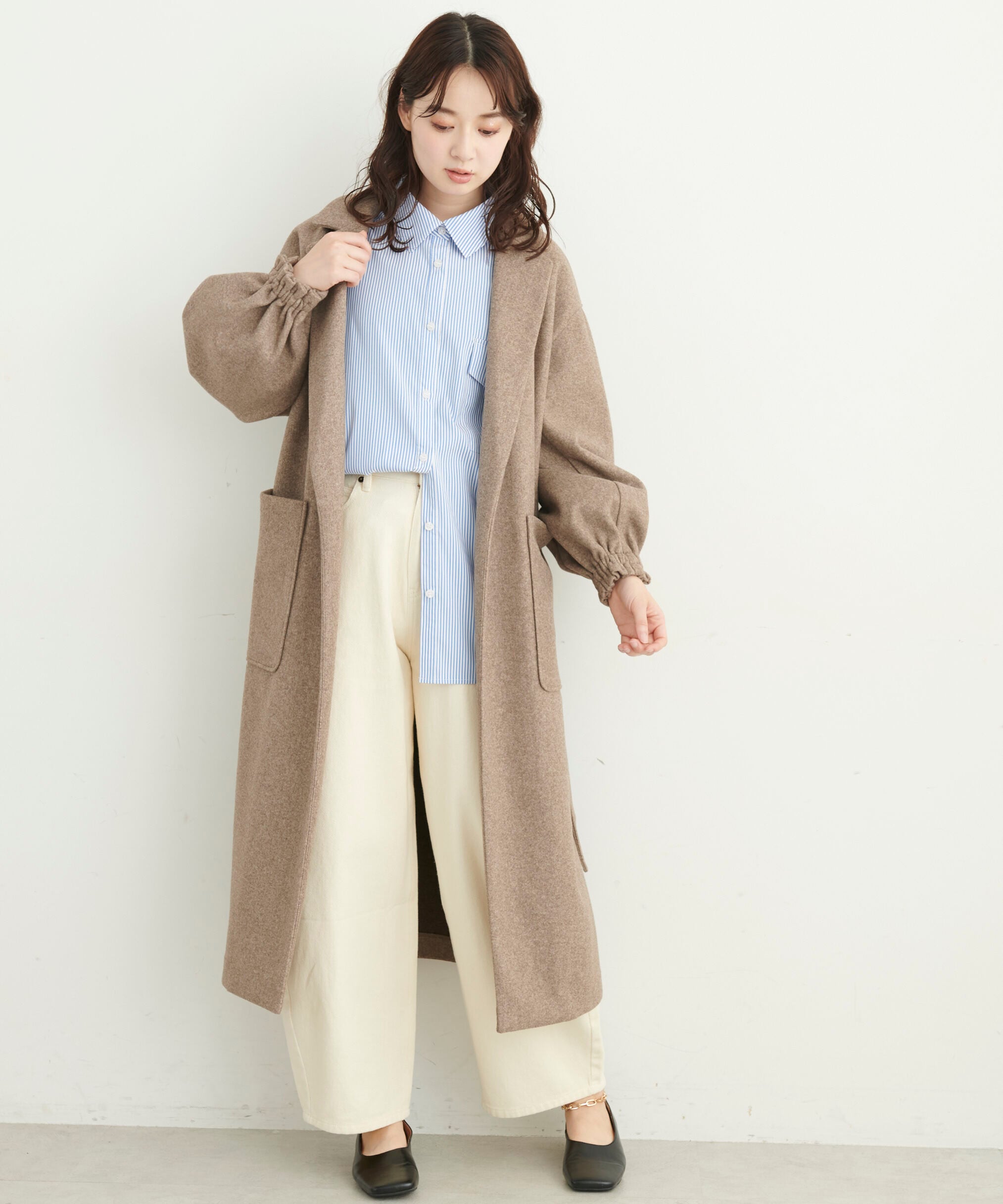 こちらで FREE'S フリーズマート♡コート＆アプ♡スカートの通販 by 