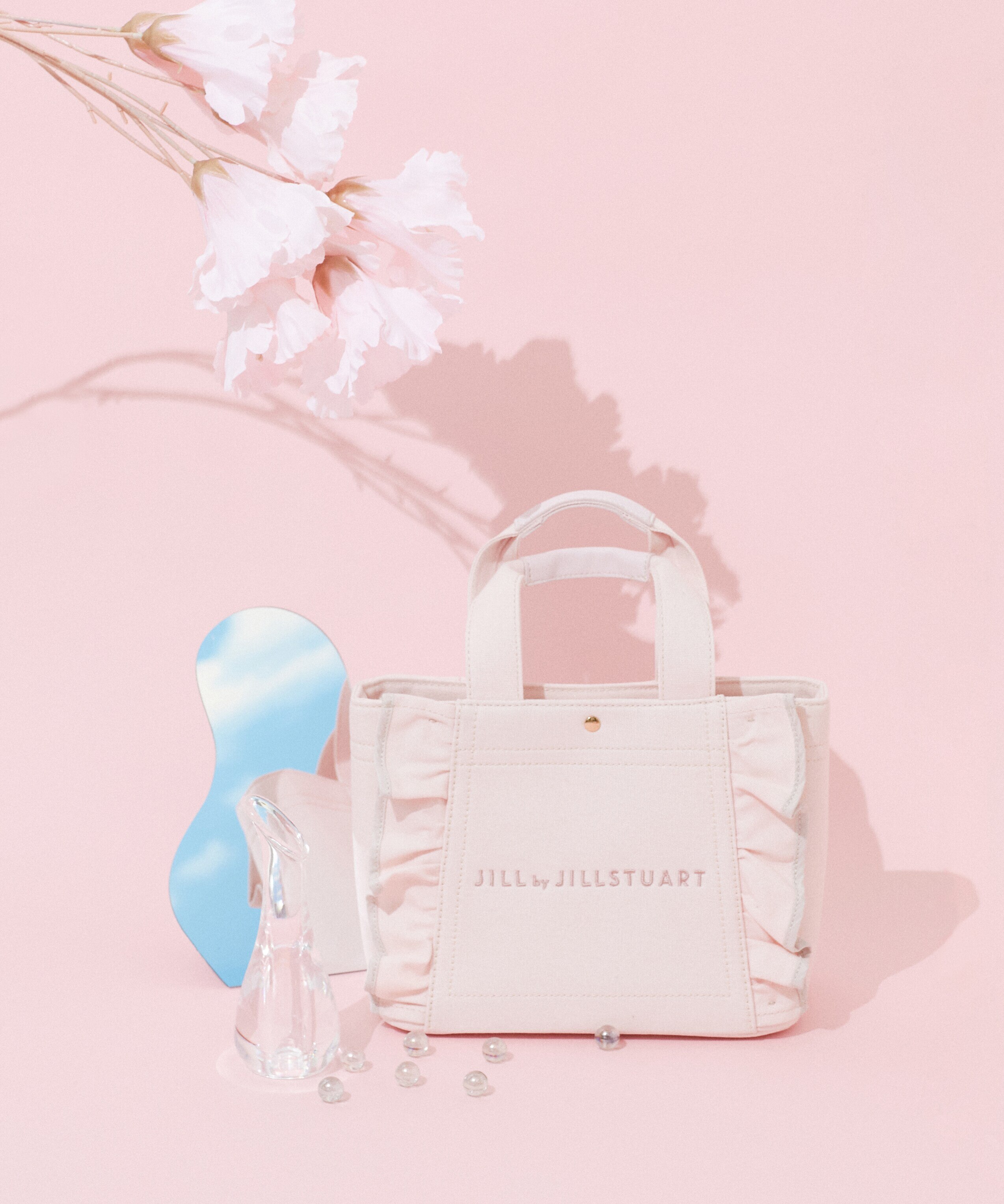 新作 完売JILL by JILLSTUART フリルトート（小）グレープ 一部予約