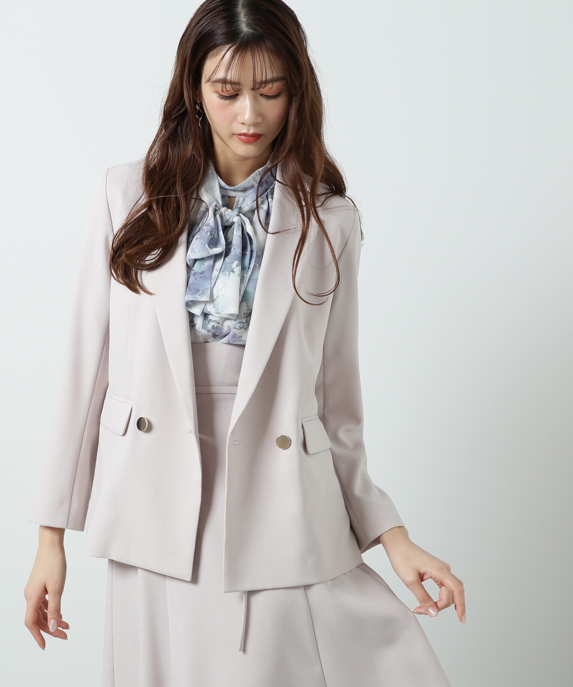 トロピカルセットアップ WEB限定カラー：ネイビー|JILL by JILL STUART