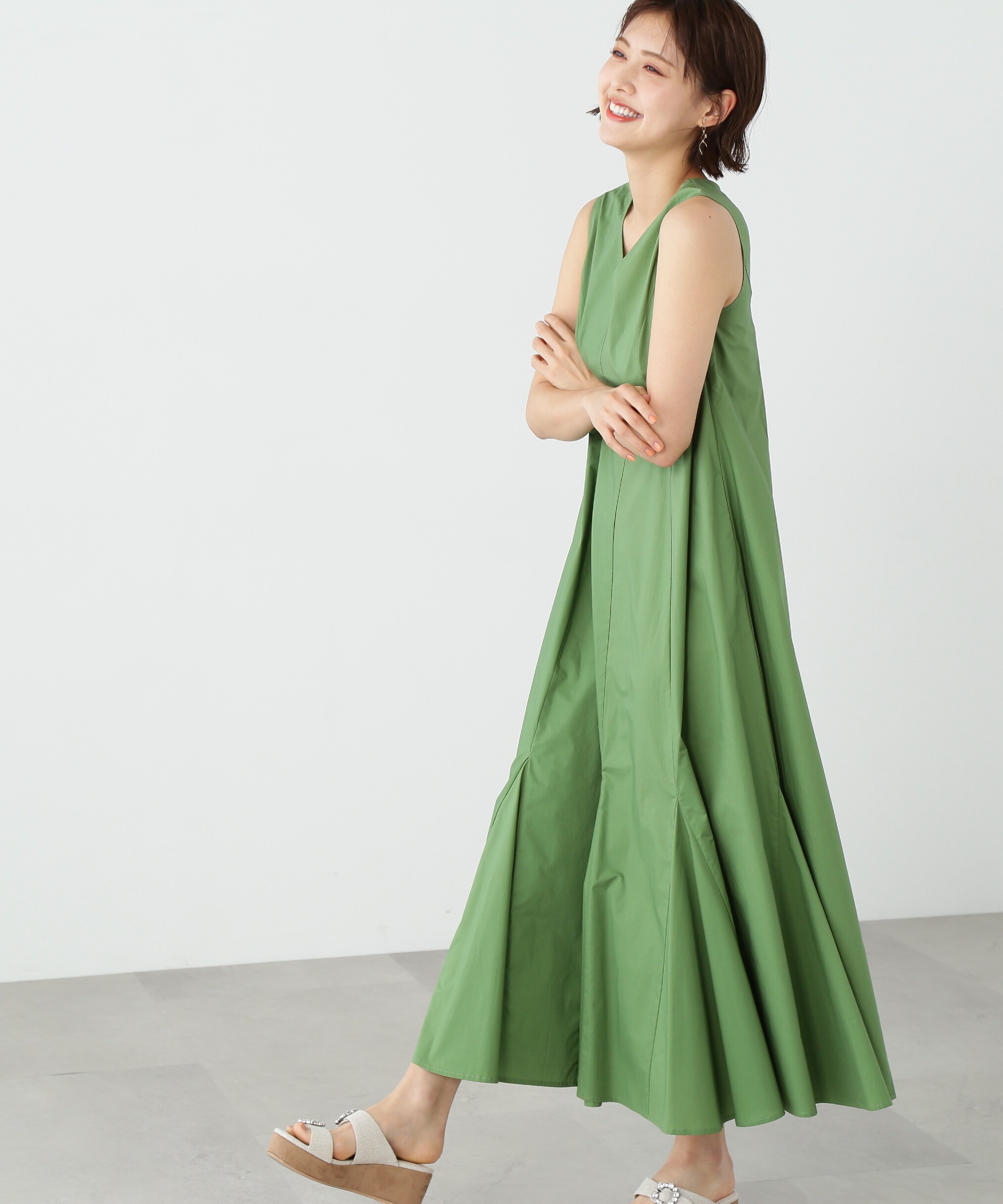 カラーマキシワンピース WEB限定カラー：ブルー|JILL by JILL STUART 