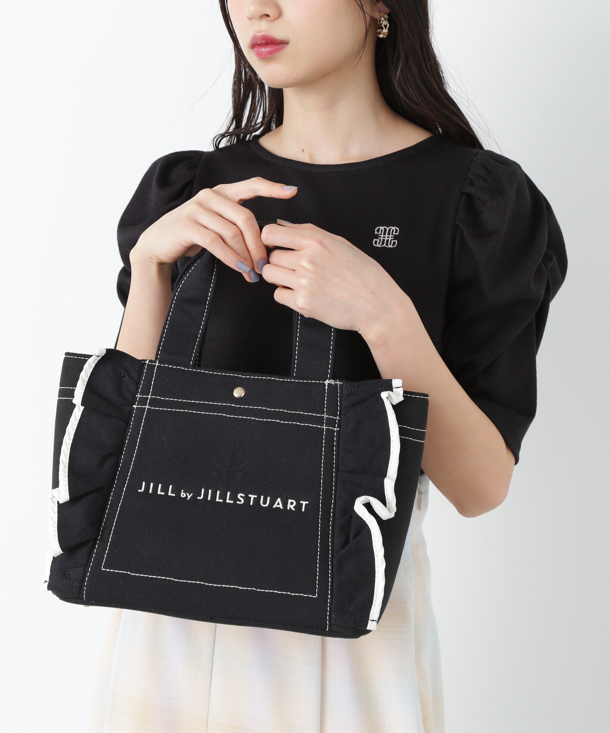 最旬ダウン ♡JILL by JILLSTUART フリルトートバッグ 小 ♡ トート