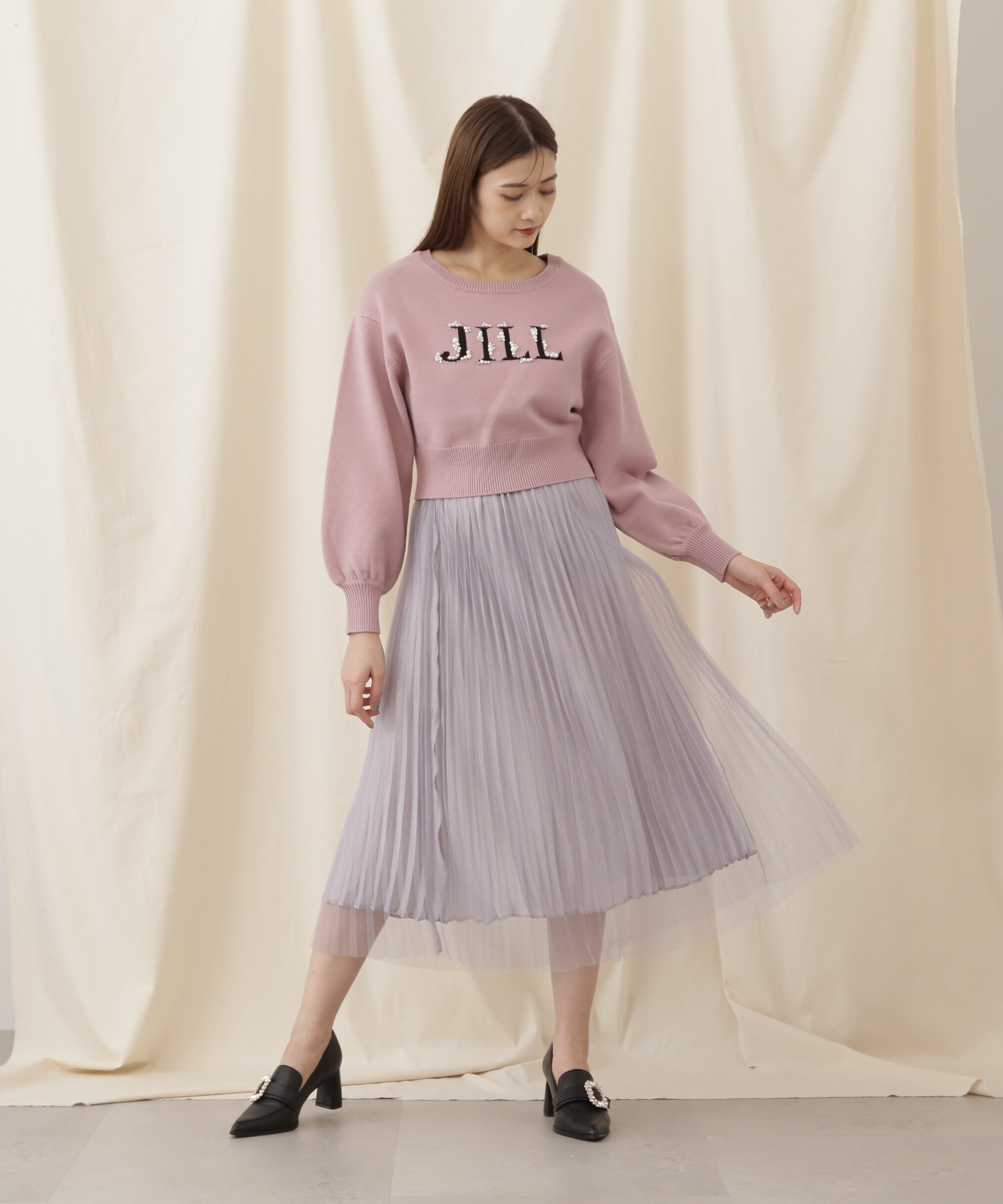 2Wayシャイニーチュールスカート|JILL by JILL STUART(ジル バイ ジル